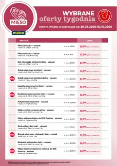 Pogląd oferty "Makro gazetka - Wybrane oferty tygodnia" - ważna od 26.09.2026
