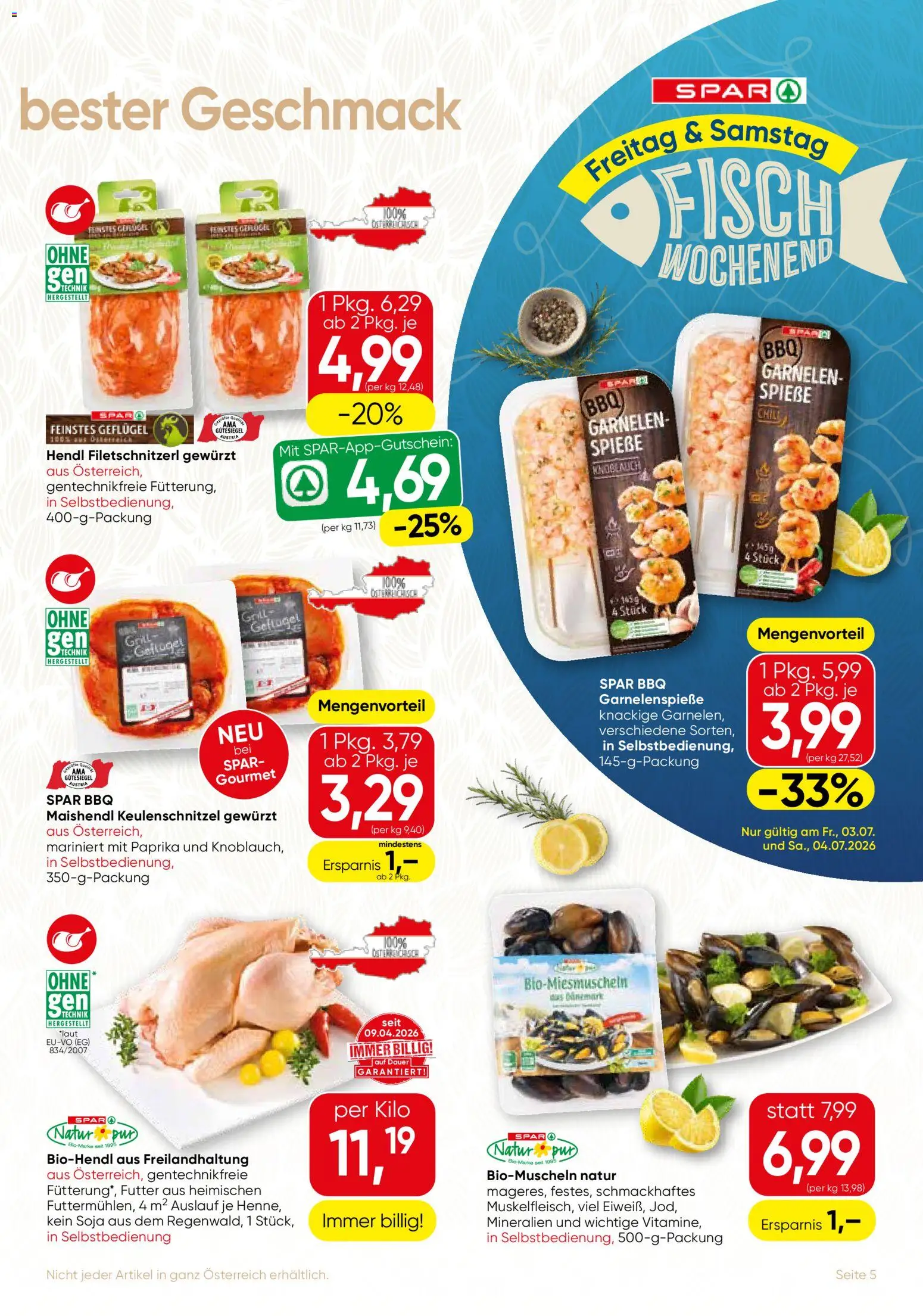 SPAR Gourmet Flugblatt gültig ab 01.07.2026 | Seite: 5