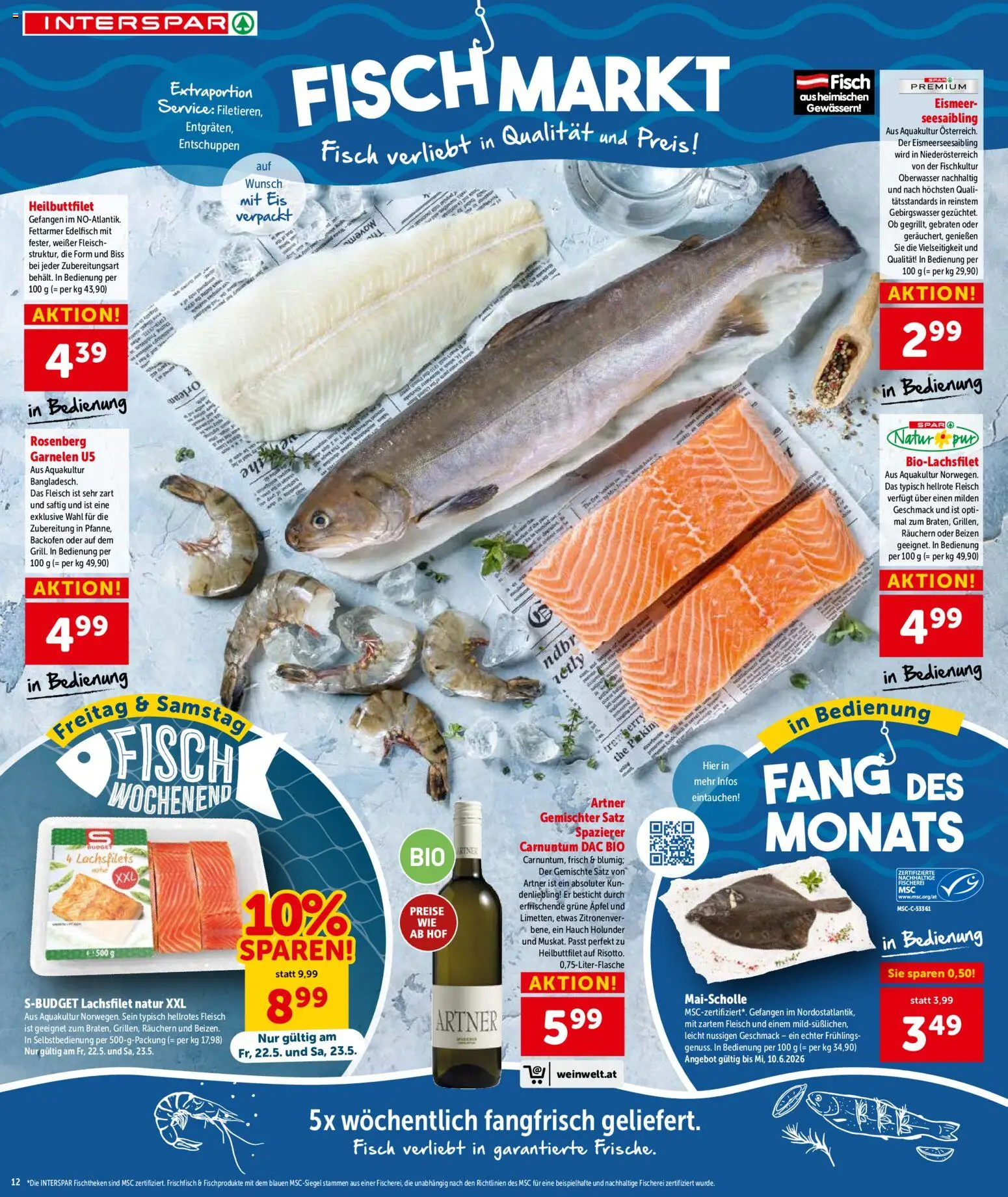 Interspar Flugblatt - Vorarlberg gültig ab 21.05.2026 | Seite: 13 | Produkte: Eis, Äpfel, Fisch