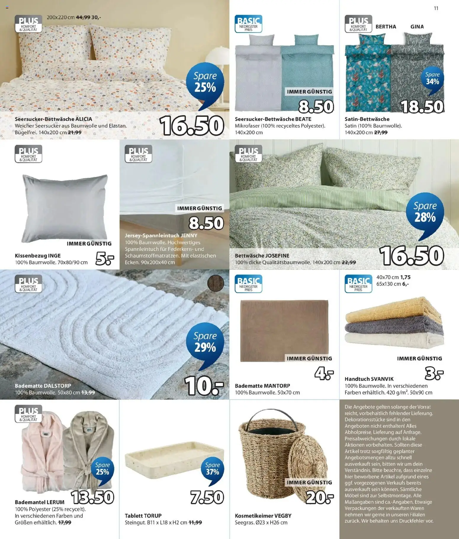 JYSK: Spare Bis Zu 60% von 19.08.2026 - Aktuelle Angebote | Seite: 11 | Produkte: Bademantel