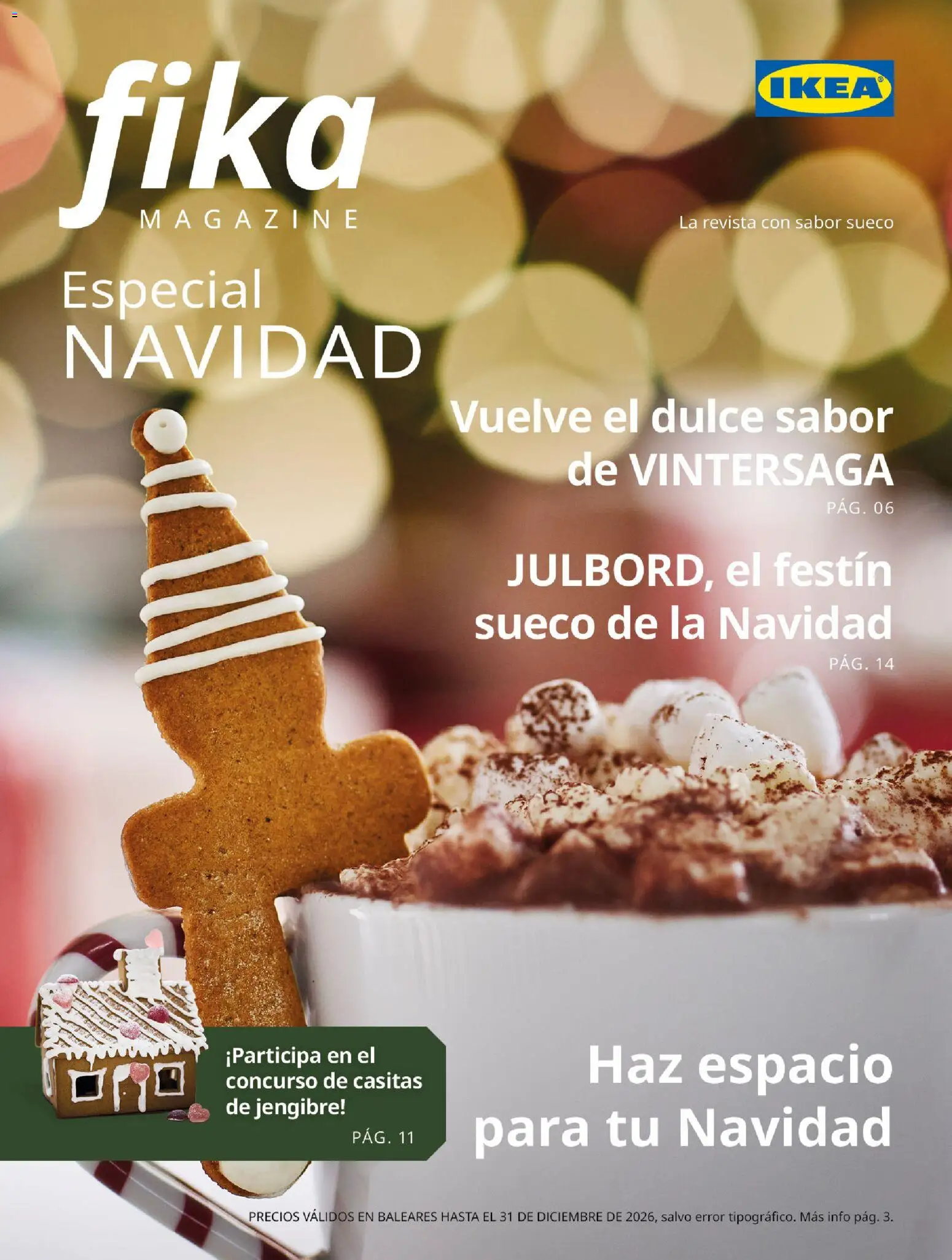 IKEA - Fika │ válido desde el 01/10/2026 | Página: 1 | Productos: Dulce, Jengibre, Revista