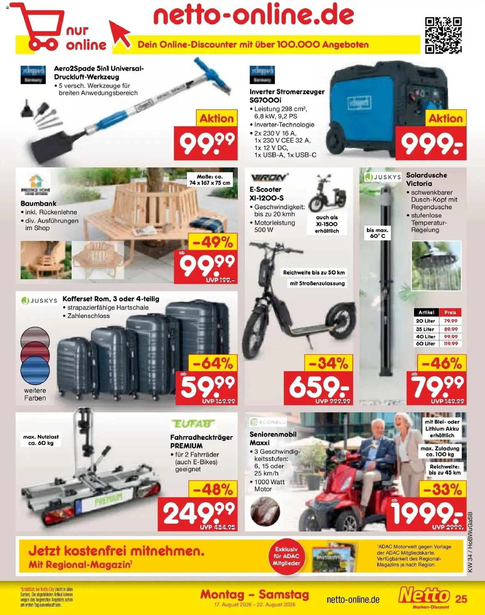 Netto Marken-Discount Prospekt Stemwede-Dielingen – gültig ab 17.08.2026 | Seite: 35 | Produkte: Duschkopf