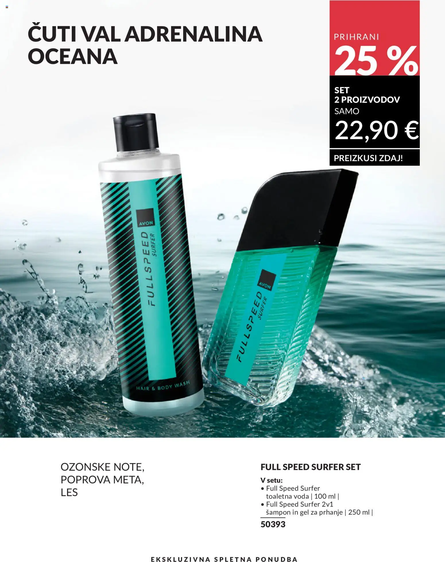 Novi Avon katalog ponudbe – veljaven od 01.06.2026 | Stran: 189 | Izdelki: Gel za prhanje, Sampon, Voda, Toaletna voda
