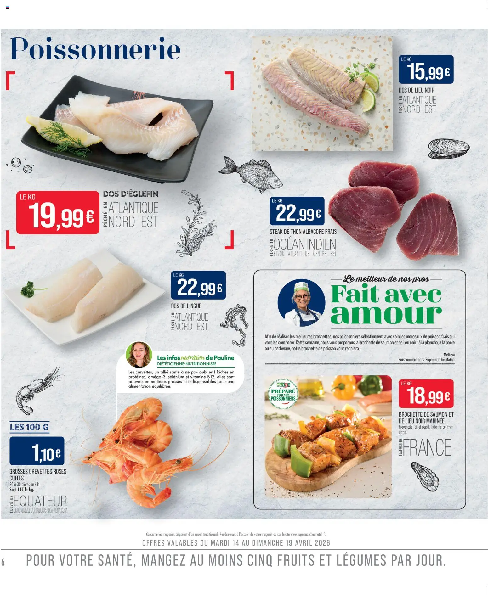 {H1} | Page: 6 | Produits: Citron, Pêche, Ail, Poisson