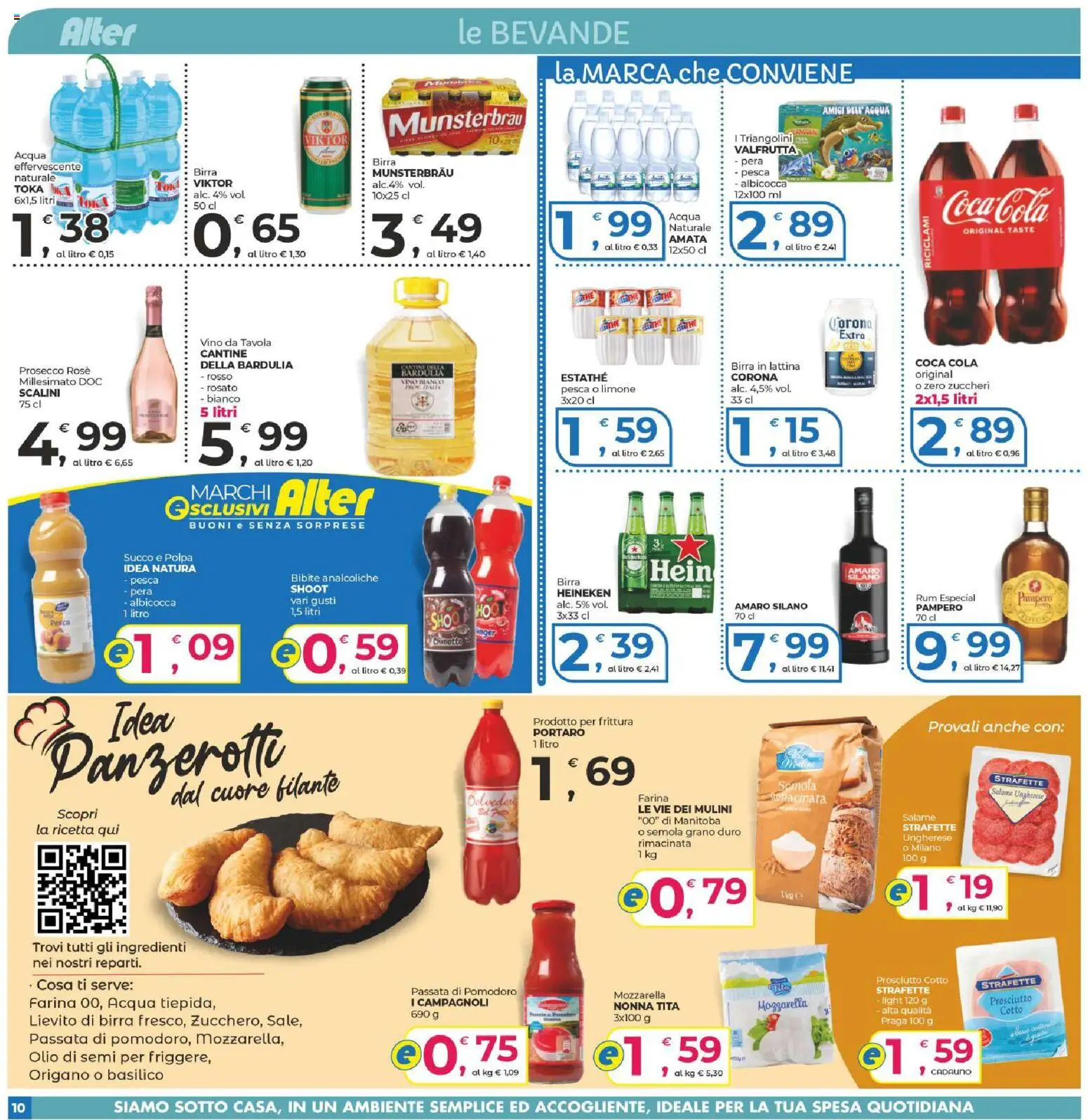 Volantino Alter Discount del 17/09/2026 | Pagina: 10 | Prodotti: Birra in lattina, Acqua, Bevande, Vino