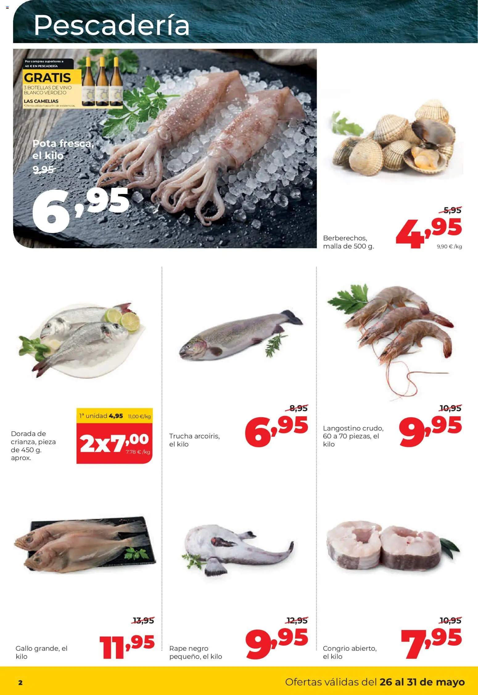 Alimerka folleto Castilla y León │ válido desde el 25.05.2026 | Página: 2 | Productos: Vino, Langostino