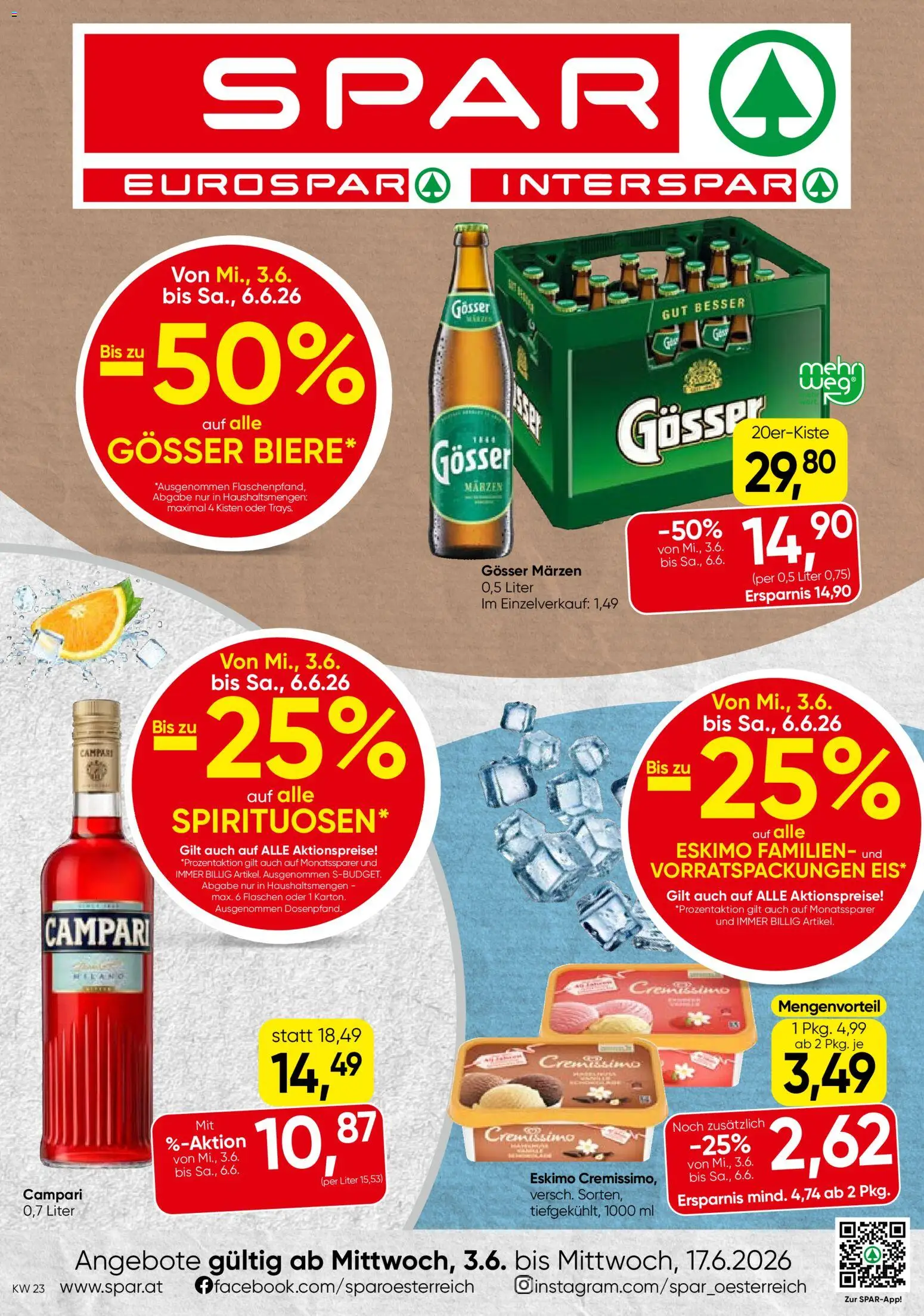 Spar - Niederoesterreich gültig ab 03.06.2026 | Seite: 1