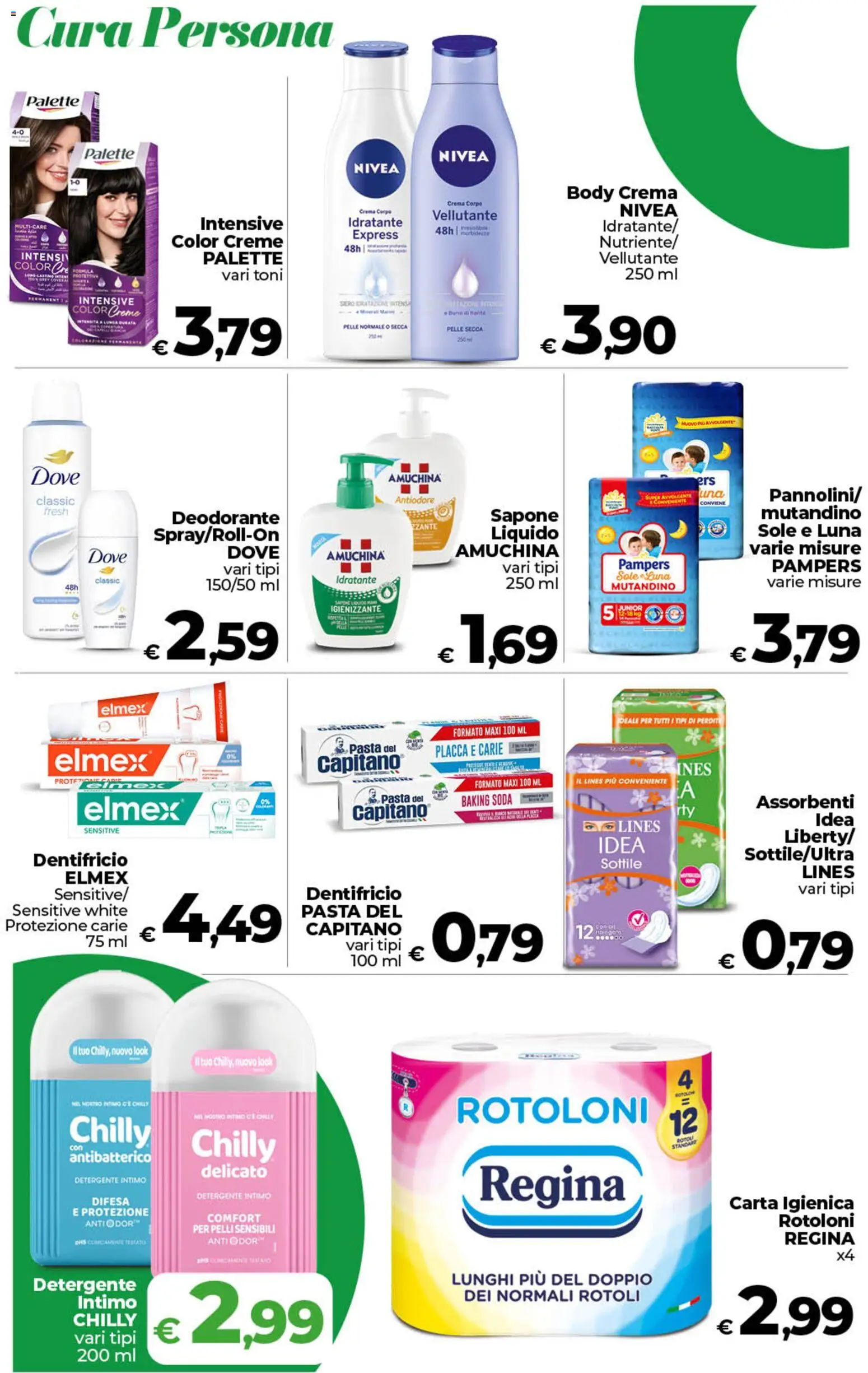 Volantino COOP del 19.05.2026 | Pagina: 17 | Prodotti: Sapone, Dentifricio, Detergente intimo, Pampers