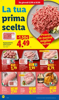 Anteprima del volantino Macinato di bovino adulto Scottona, 400 g confezione valido a partire dal 03/09/2026 | Pagina: 18