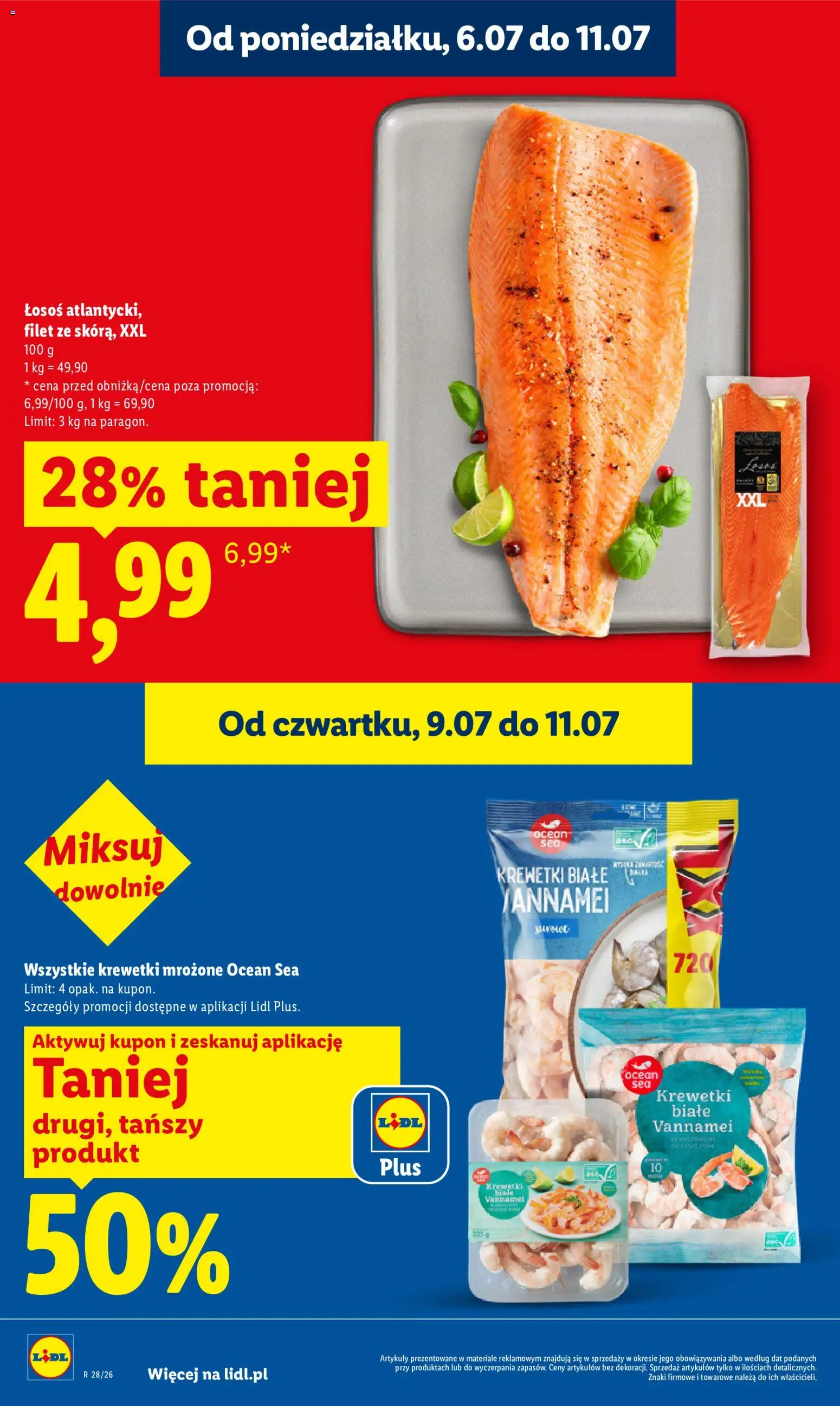 Lidl Polsko leták od 09.07.2026 | Strana: 14 | Produkty: Losos, Filet