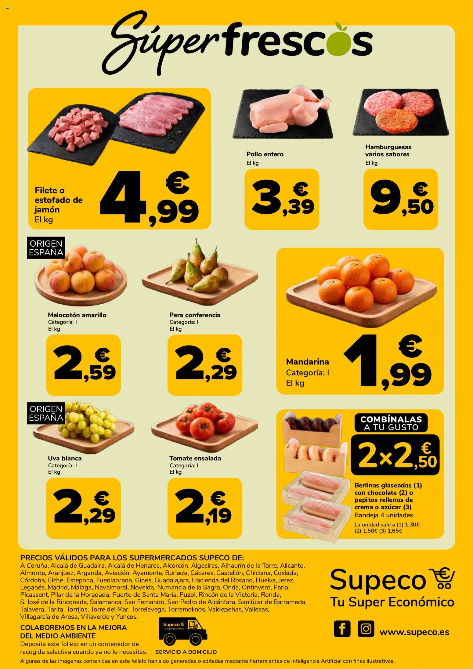 Supeco - folleto │ válido desde el 17/09/2026 | Página: 4 | Productos: Pollo entero, Chocolate, Tomate, Azúcar