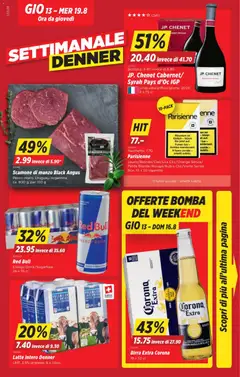 Denner aktionen IT ab 13.08.2026 gültig