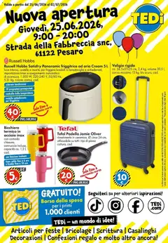 Anteprima del volantino TEDi - Nuova apertura valido a partire dal 20/06/2026
