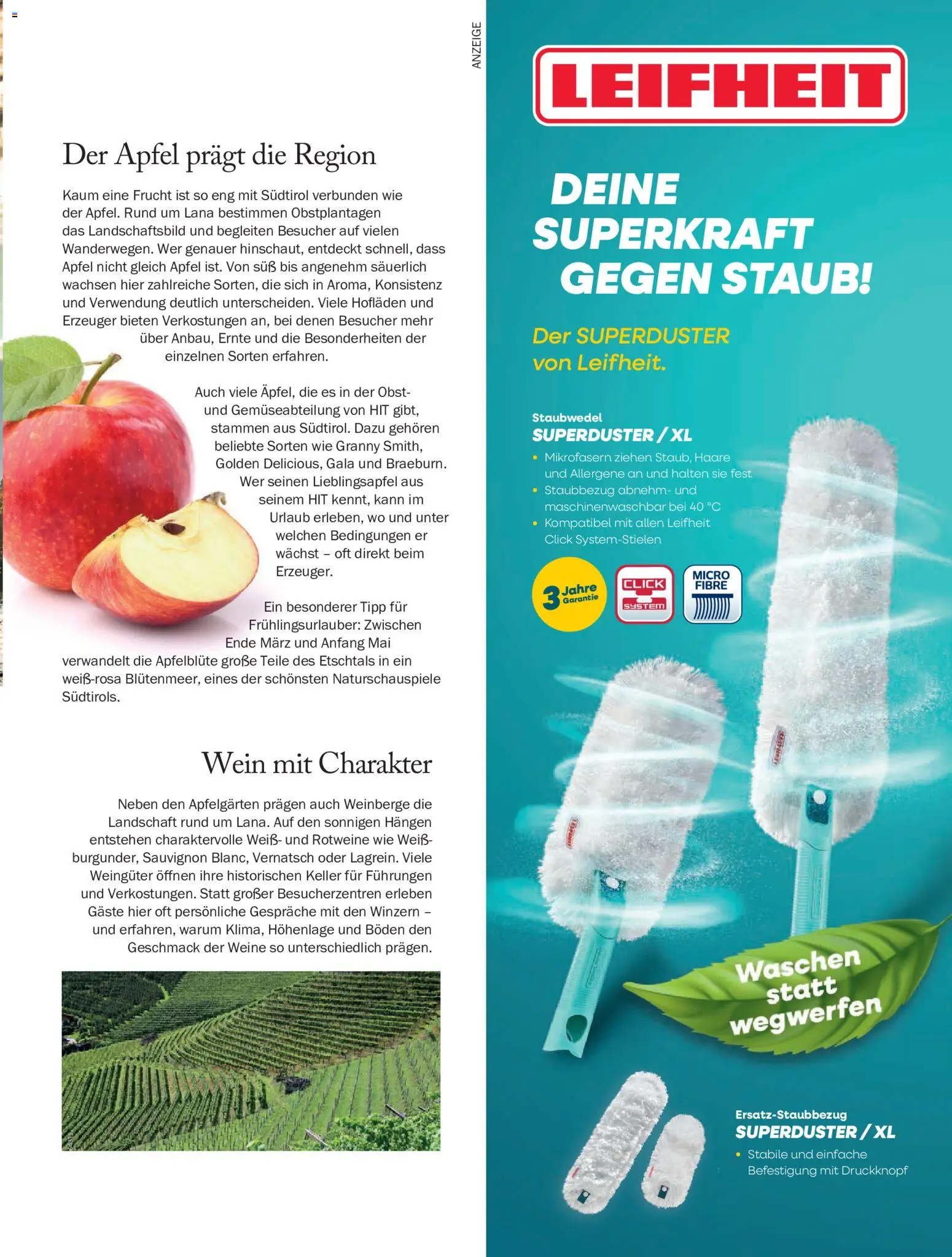 HIT pures Leben 03/2026 – gültig ab 01.07.2026 | Seite: 33 | Produkte: Äpfel, Obst, Wein