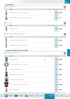 Rexel - Prévisualisation de Rexel  Chauffage Hydraulique, PAC Air-Eau, Plomberie et Sanitaire valide à partir de 01/12/2025 | Page: 116 | Produits: Pulvérisateur, Colle, Pâte, Géotextile