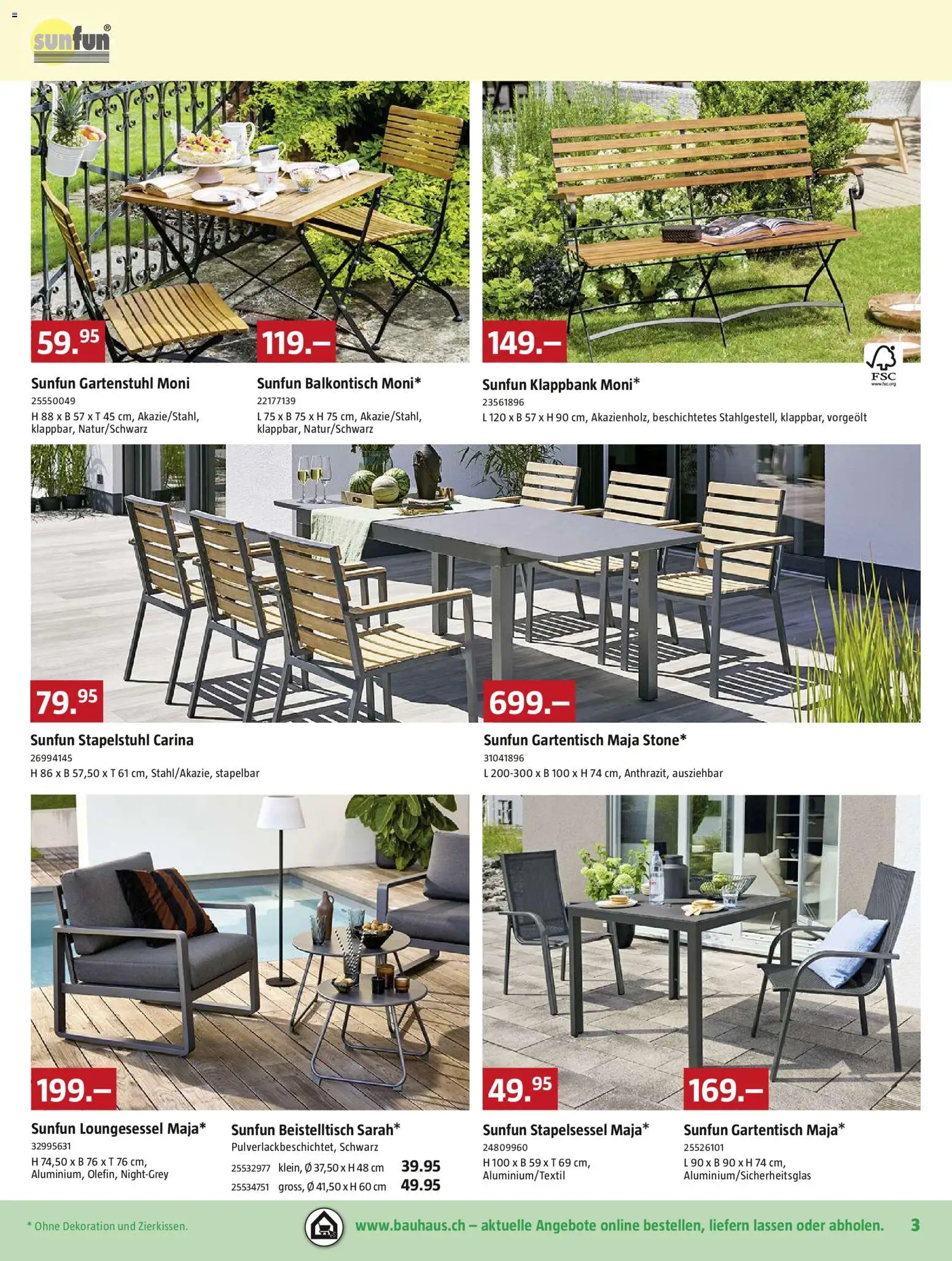 Bauhaus aktionen – gültig ab 25.05.2026 | Seite: 3 | Produkte: Beistelltisch