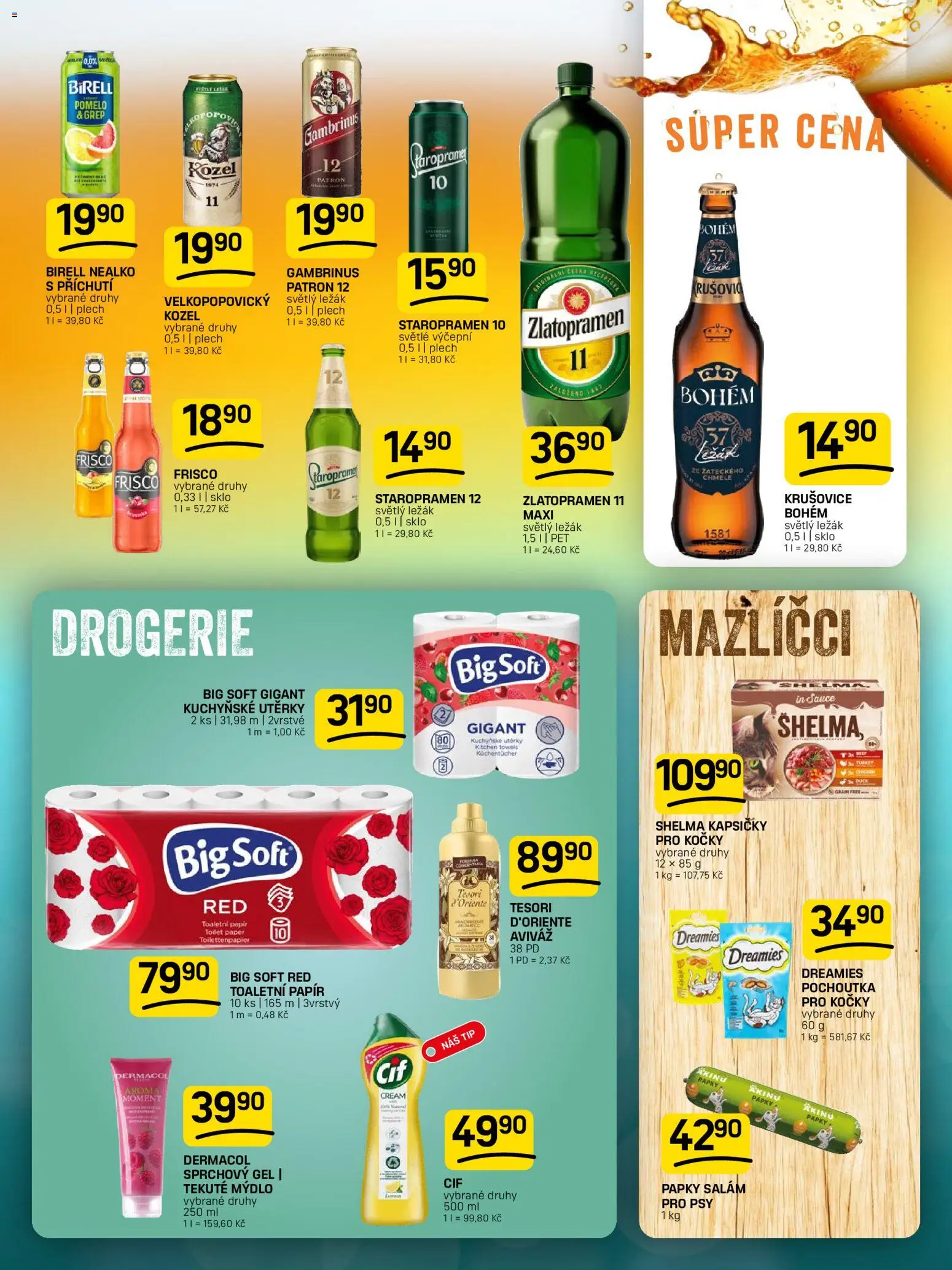 Flop leták od 28.10.2026 | Strana: 11 | Produkty: Zlatopramen, Birell, Staropramen 12, Zlatopramen 11
