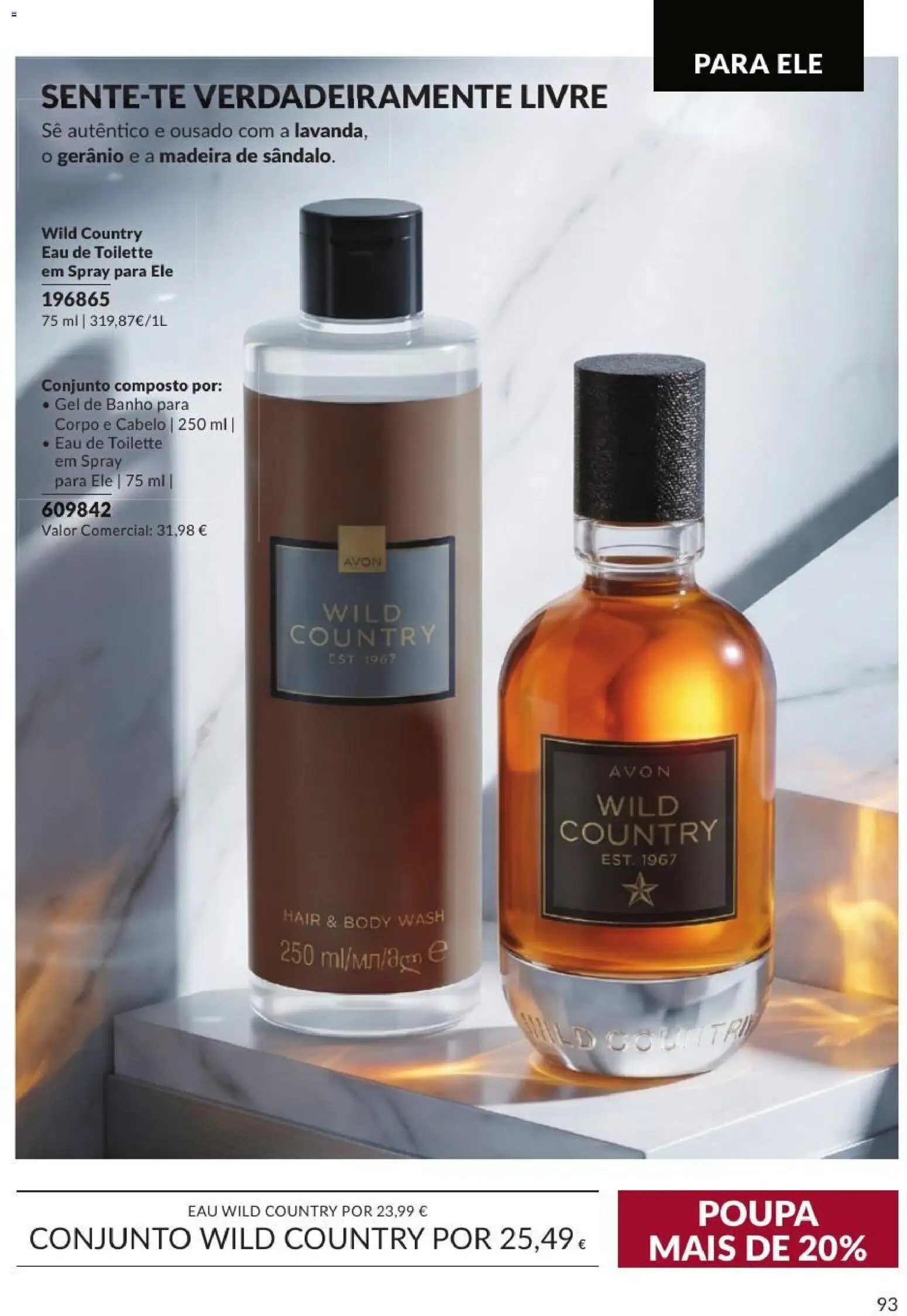 Catálogo Avon Campanha 9 │ válido de 01/09/2026 | Página: 93 | Produtos: Eau de toilette, Gel de banho, Banho