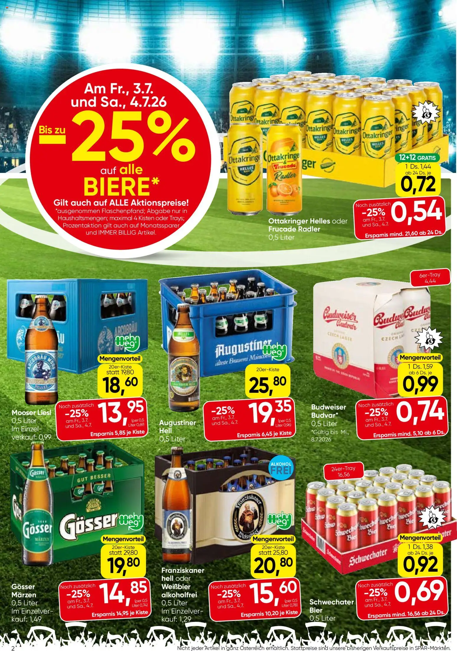 Spar Flugblatt - Vorarlberg gültig ab 01.07.2026 | Seite: 2