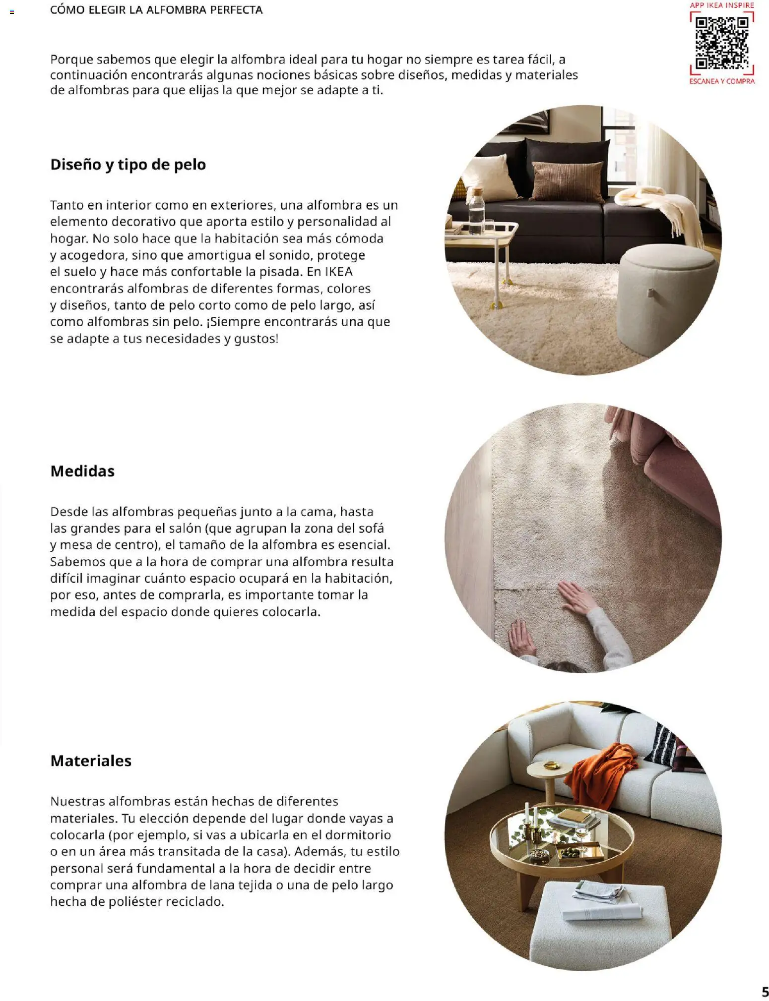IKEA - Alfombra │ válido desde el 01/09/2026 | Página: 5 | Productos: Cómoda, Salón, Mesa, Alfombra