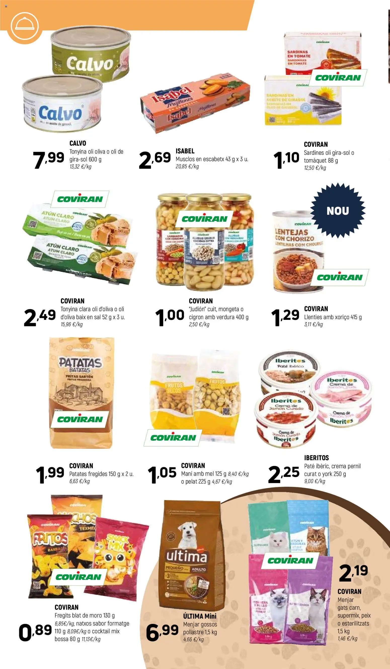 Coviran Ofertas │ válido desde el 08/09/2026 | Página: 8 | Productos: Atún, Crema, Patatas, Sal