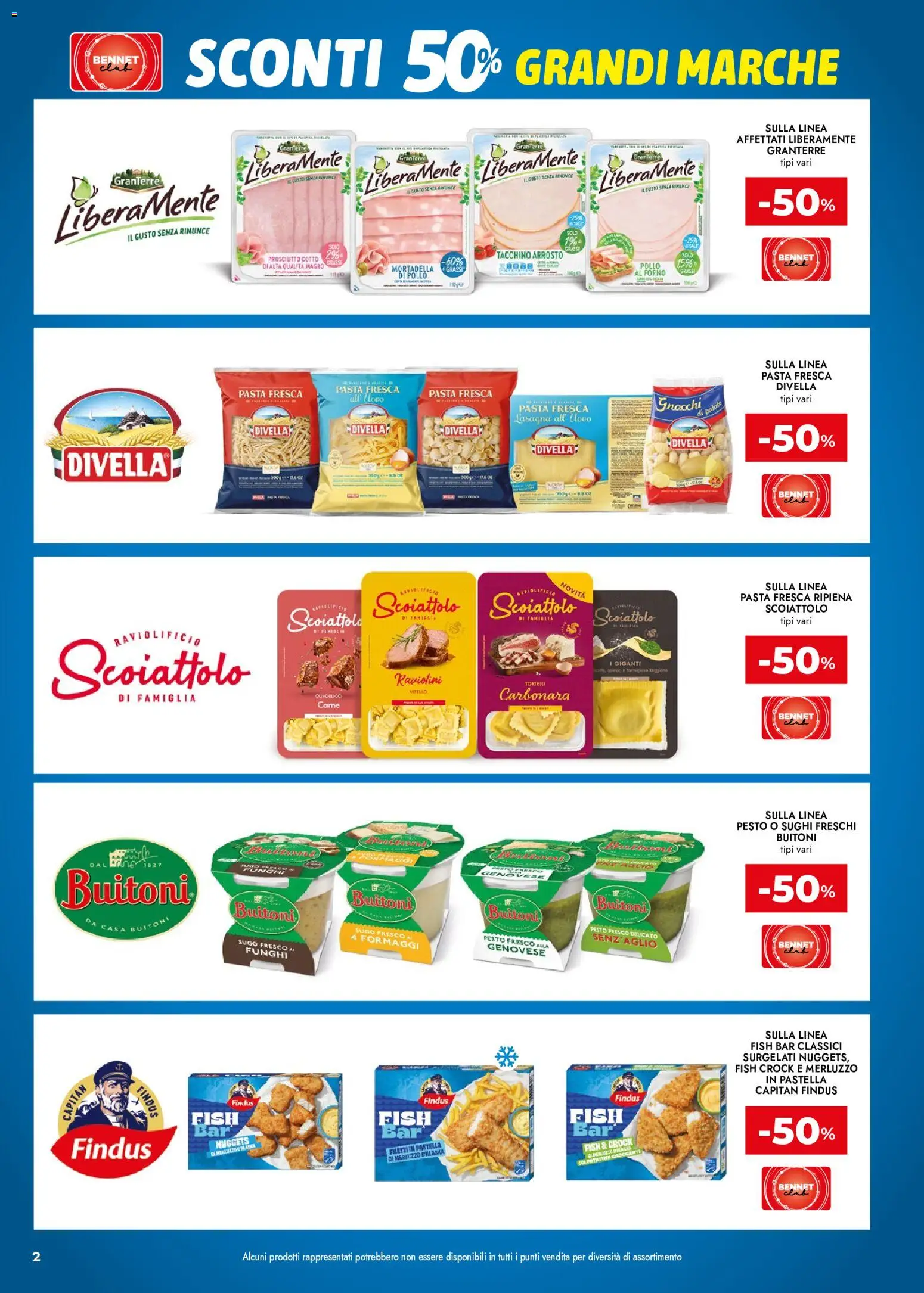 Volantino bennet del 21.05.2026 | Pagina: 2 | Prodotti: Prosciutto Cotto, Prosciutto, Lasagna, Vitello