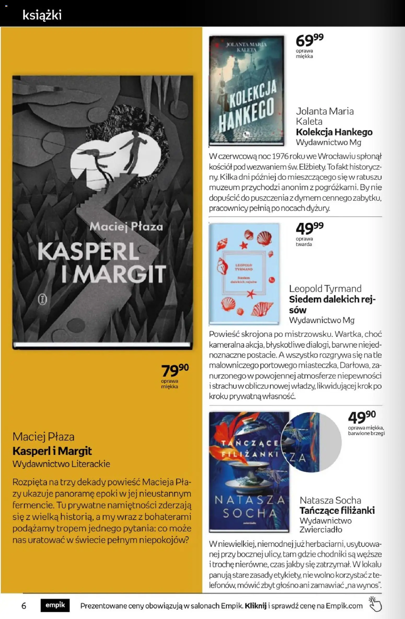 Empik promocje - Tom kultury Książki od 20.05.2026 | Strona: 6