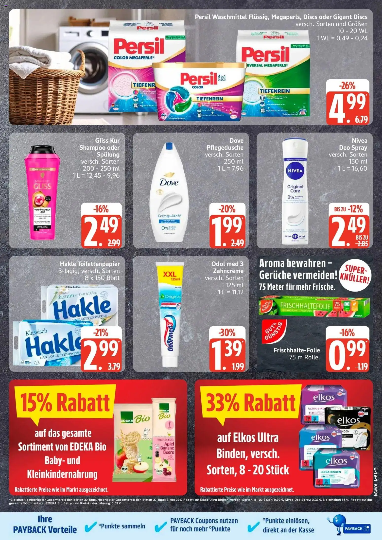 Edeka Prospekt Ratzeburg (ab 17.08.2026) » Angebote Online | Seite: 25 | Produkte: Äpfel, Spülung, Waschmittel, Persil