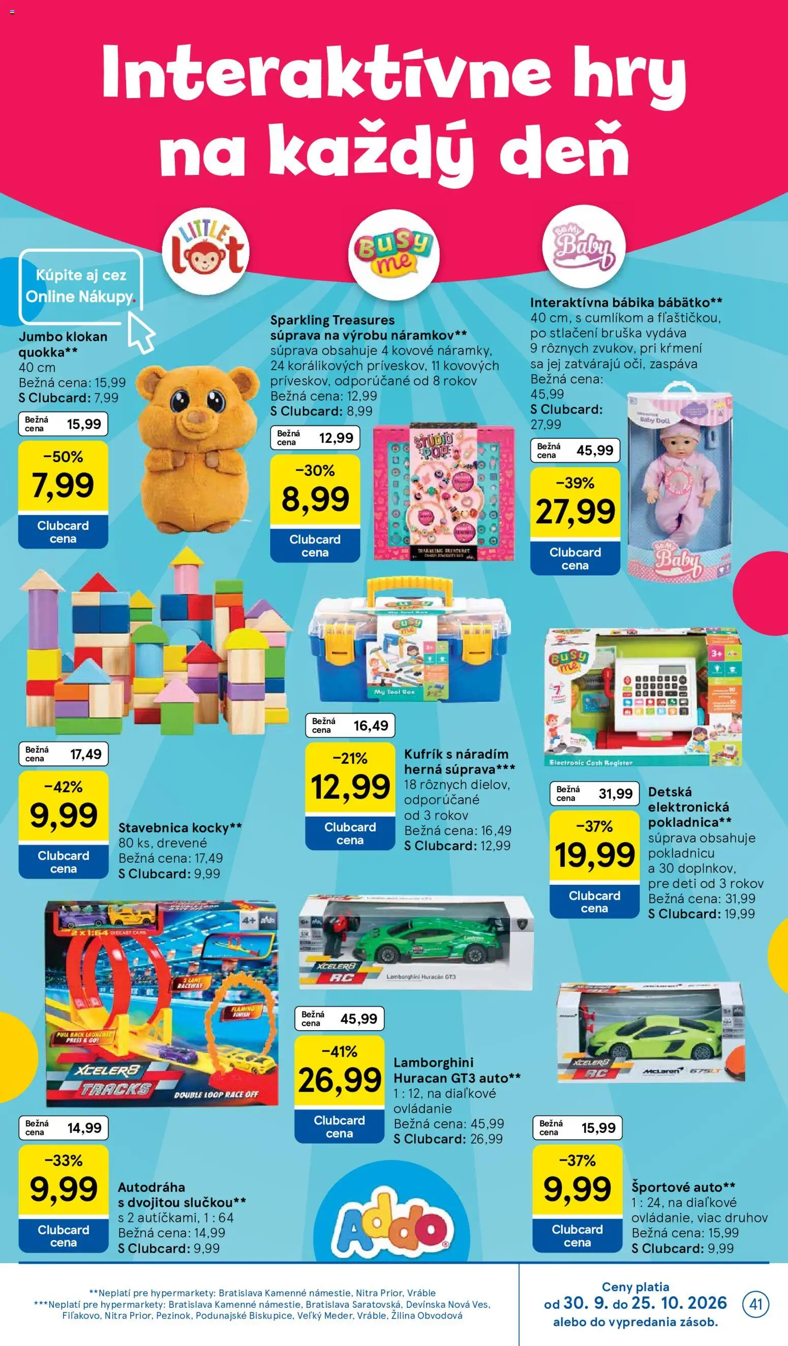 Nové Tesco akcie – leták je platný od 21.10.2026 | Strana: 41