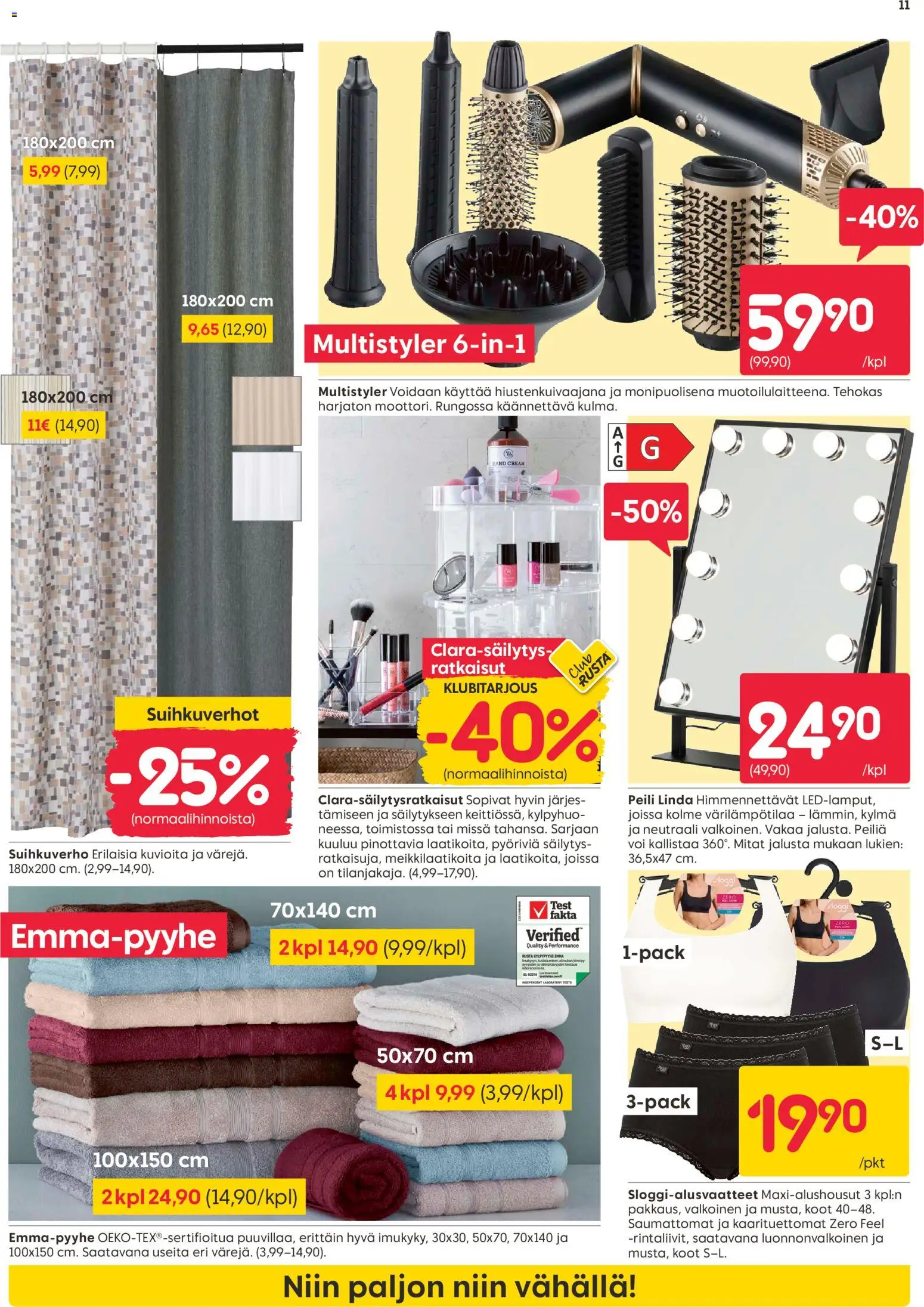 Rusta tarjoukset – voimassa 21/09/2026 alkaen | Sivu: 11