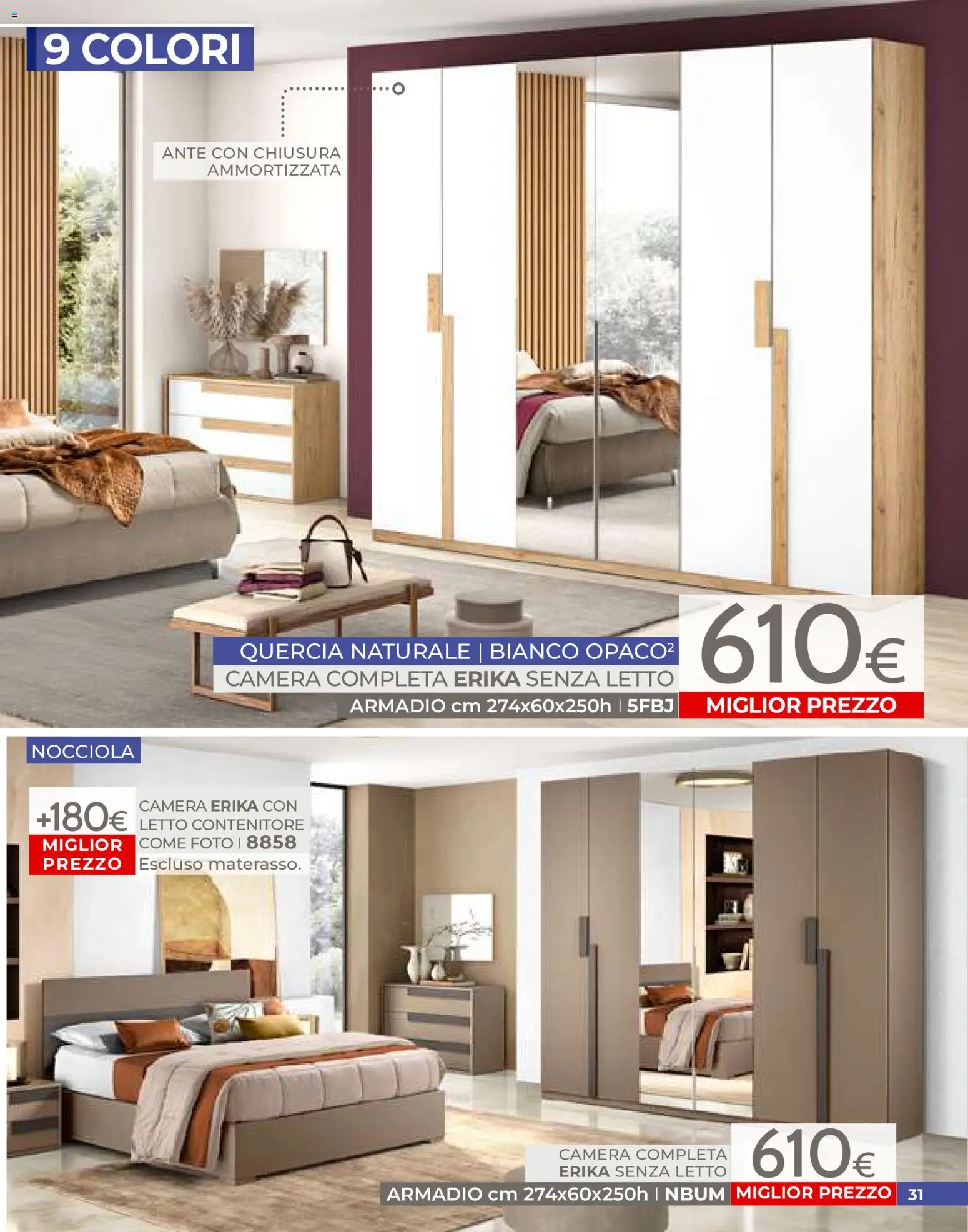 Volantino Mondo Convenienza del 01/07/2026 | Pagina: 31 | Prodotti: Letto contenitore, Contenitore, Letto, Armadio