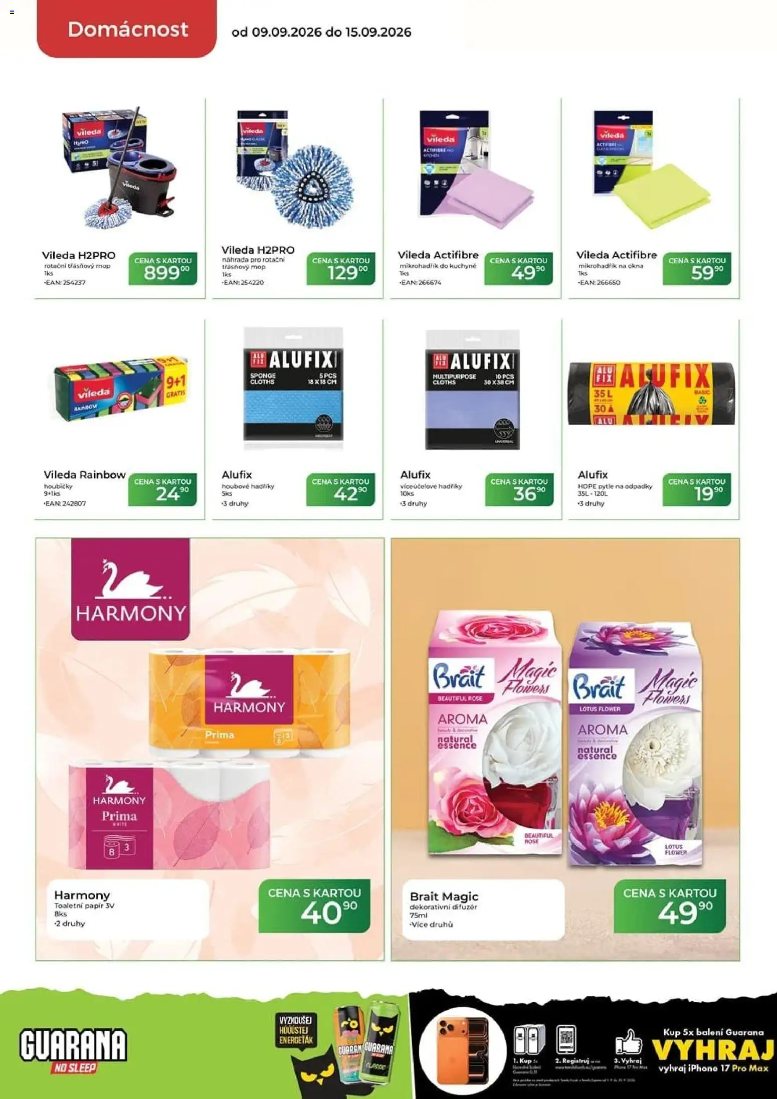 Tamda Foods leták od 16.09.2026 | Strana: 50 | Produkty: Difuzér, Toaletní papír, Iphone, Lotus