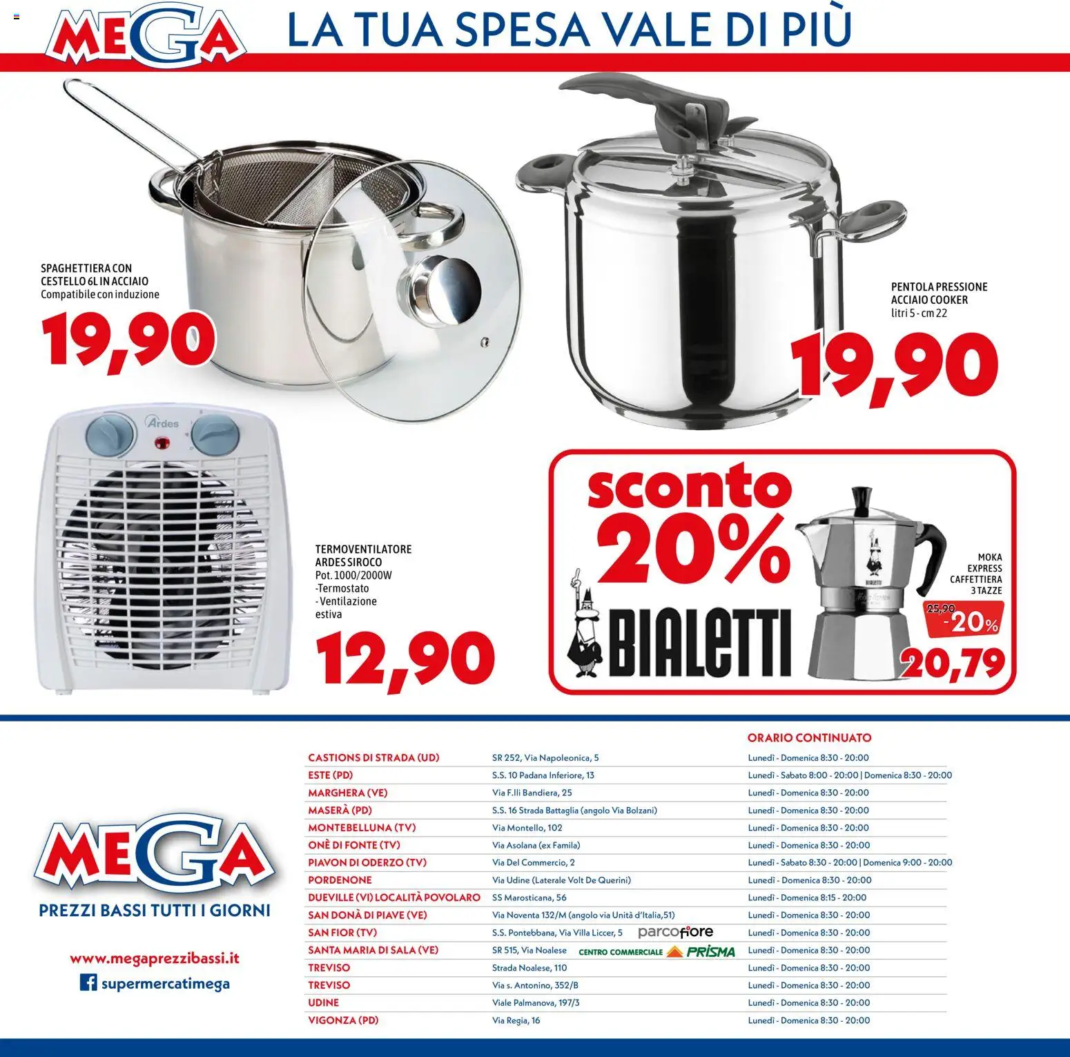 Volantino Mega del 01/10/2026 | Pagina: 13 | Prodotti: Caffettiera, TV