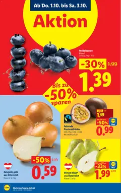 Zwiebeln gelb aus Österreich, Klasse I; Je 1 kg ab 01.10.2026 gültig | Seite: 4