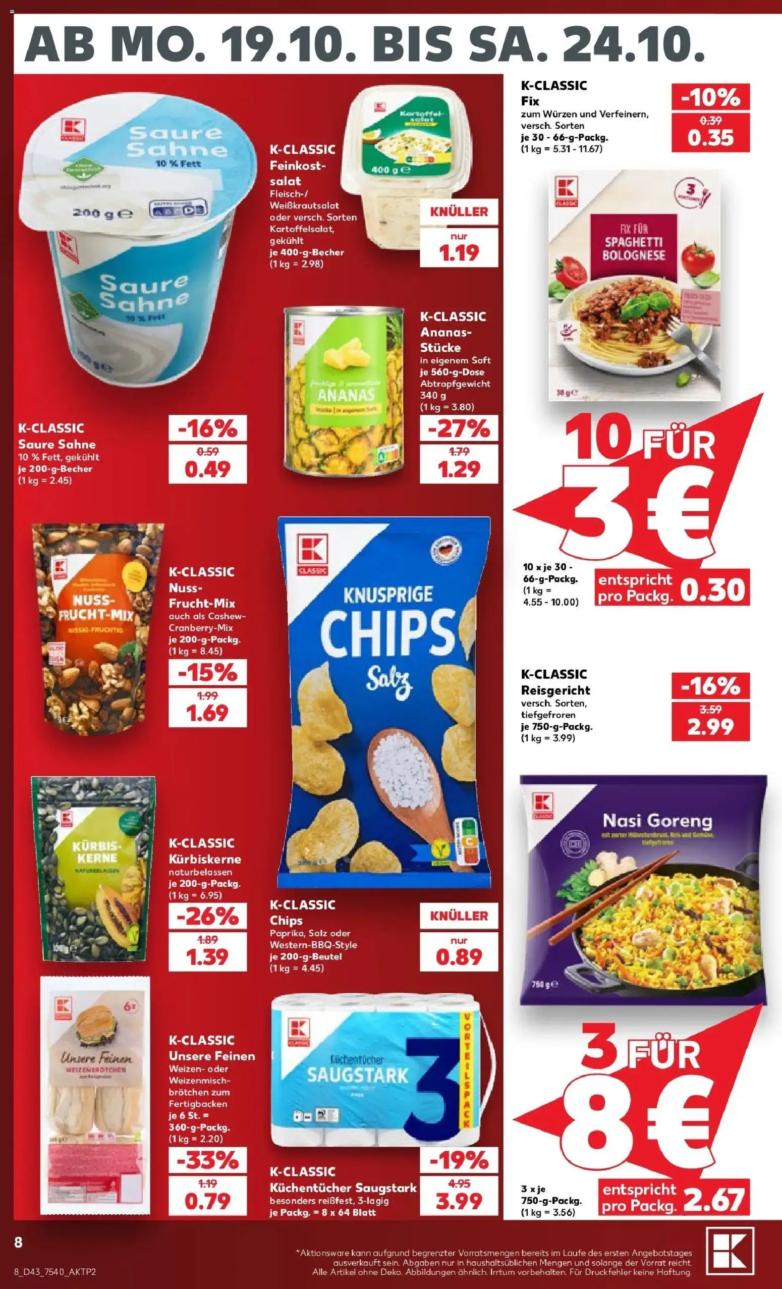 Prospekt Kaufland ab 19.10.2026 » Angebote Online zum Blättern | Seite: 12