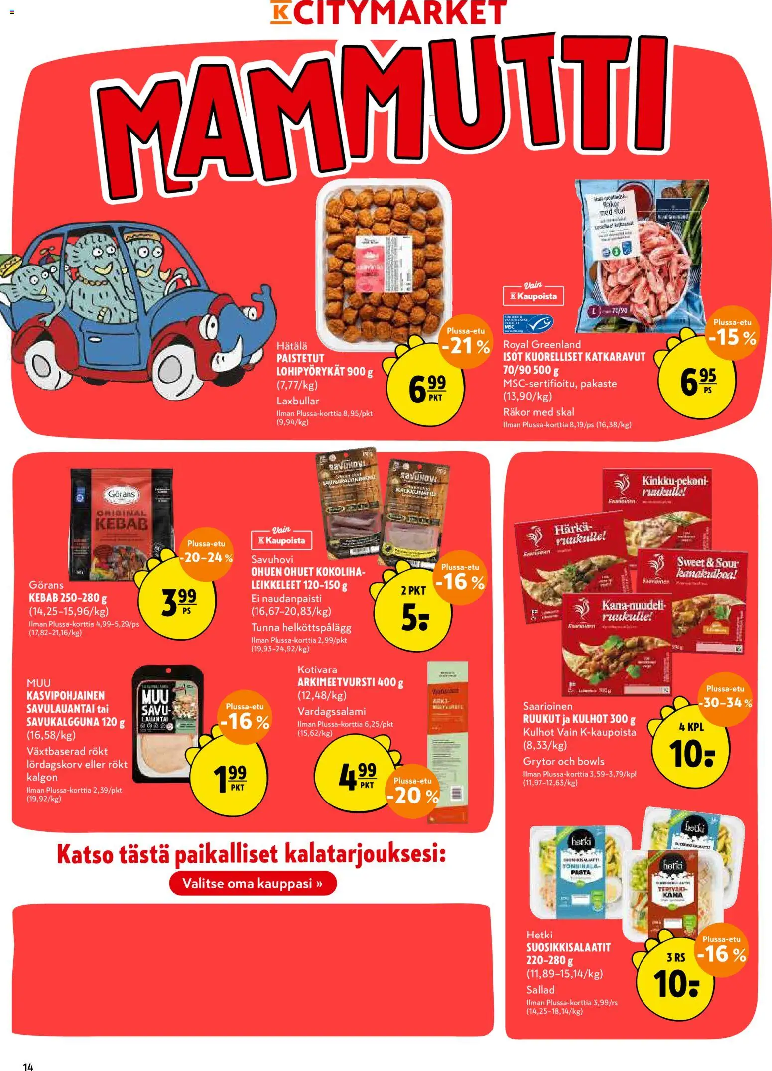 K-Citymarket tarjoukset – voimassa 08/10/2026 alkaen | Sivu: 14