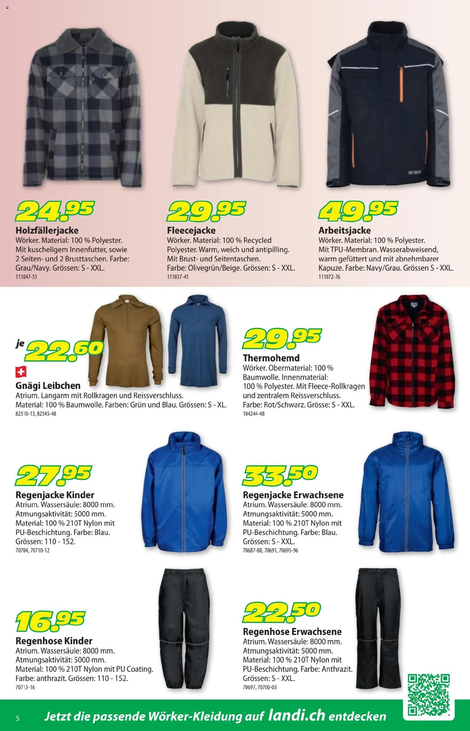 Landi ( Deaktivovane pre Letakomat )  aktionen – gültig ab 28.09.2026 | Seite: 9 | Produkte: Regenjacke, Rollkragen