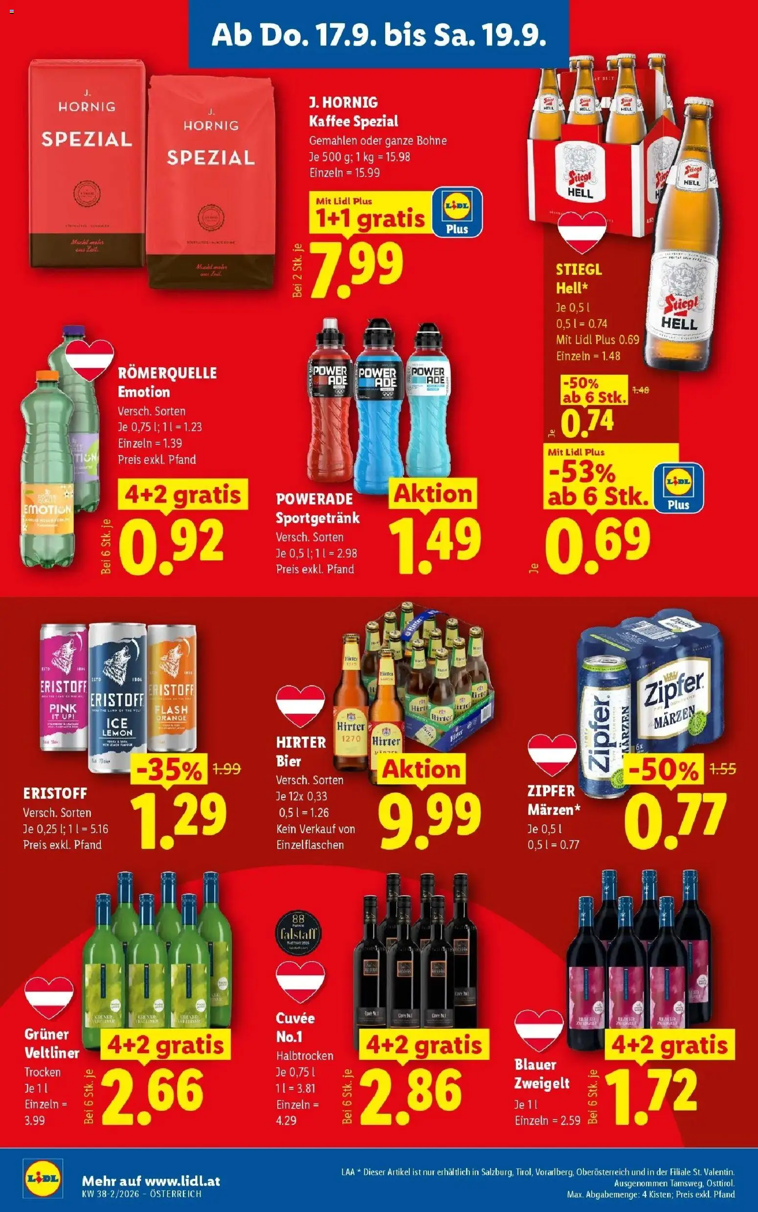 Lidl Flugblatt - Jenbach ab 13.09.2026 - Angebote ab donnerstag | Seite: 12 | Produkte: Bohne, Kaffee, Bier