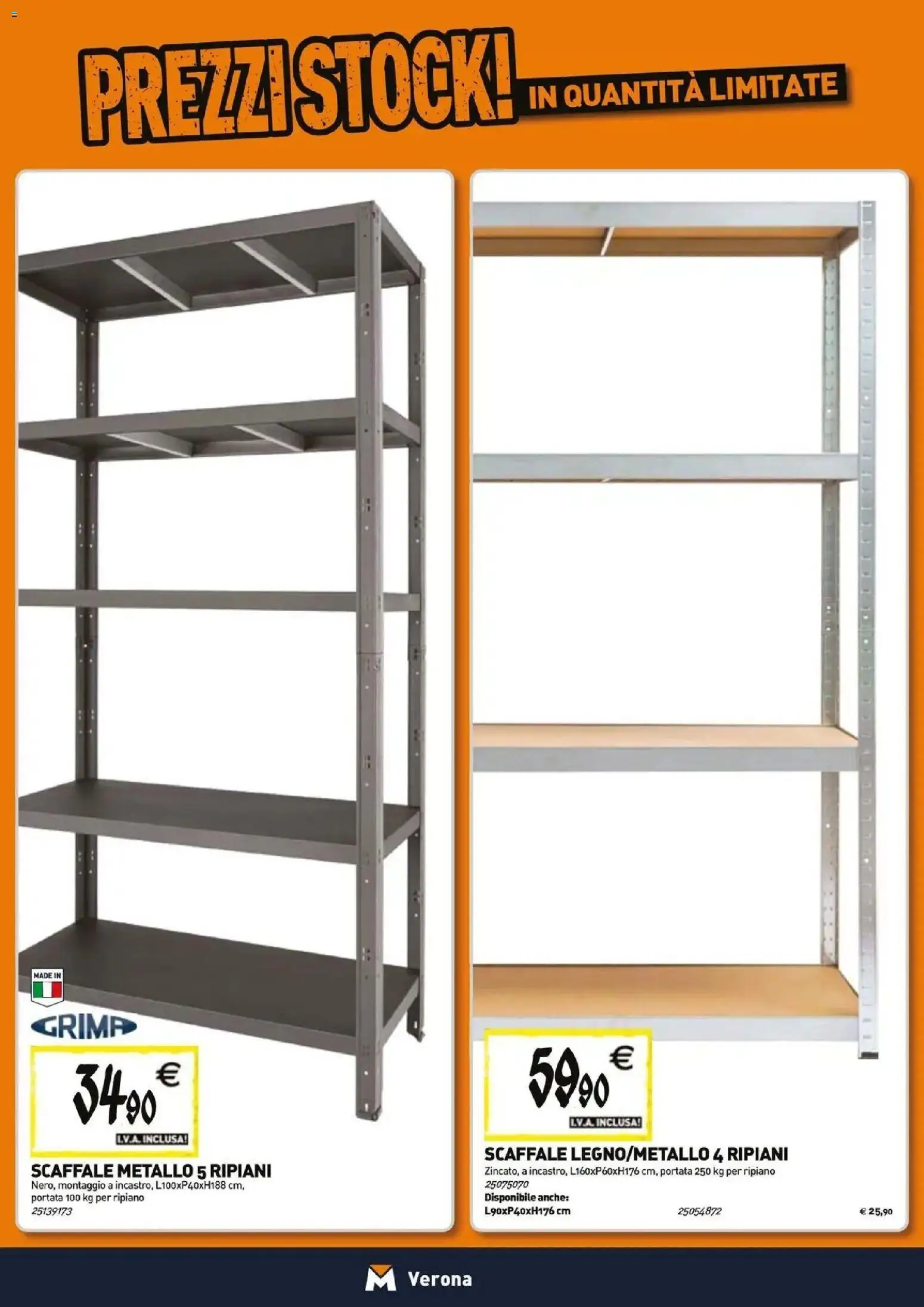 Nuovo TECNOMAT catalogo Verona dal 29/10/2026 > offerte anteprima 🛍️ | Pagina: 17 | Prodotti: Ripiano, Scaffale