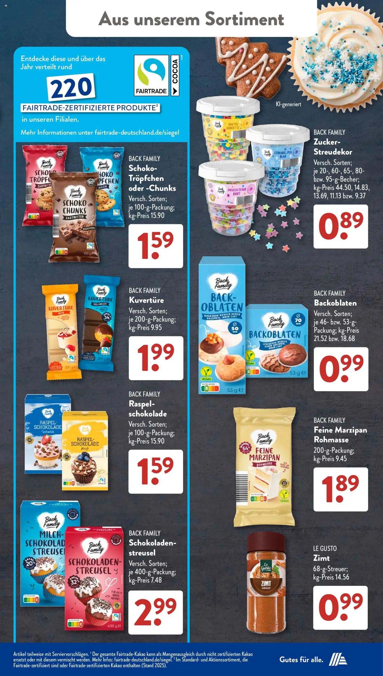 Aldi Süd Prospekt – gültig ab 02.11.2026 | Seite: 18 | Produkte: Milch, Schokolade, Zucker