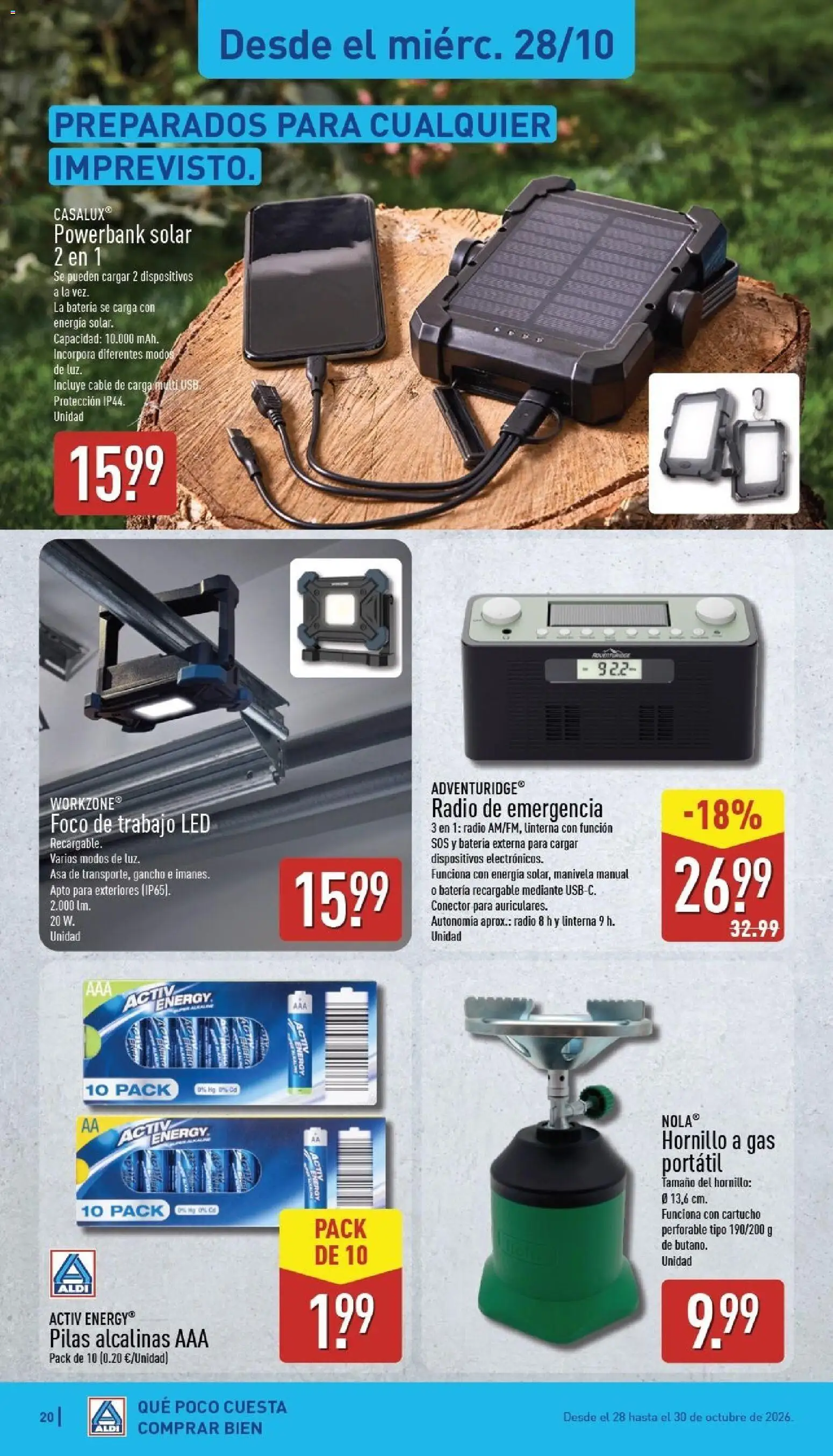 Aldi folleto Baleares │ válido desde el 26/10/2026 | Página: 20