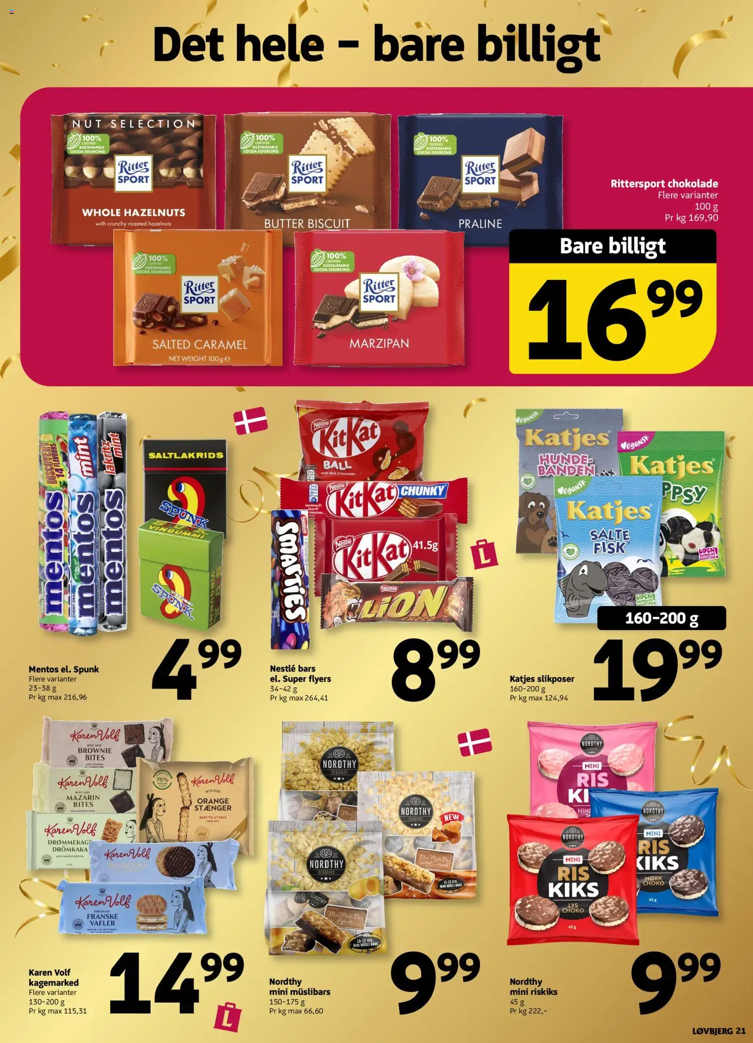 Løvbjerg tilbudsavis – gyldig fra 29.05.2026 | Side: 21 | Produkter: Chokolade, Fisk, Vafler