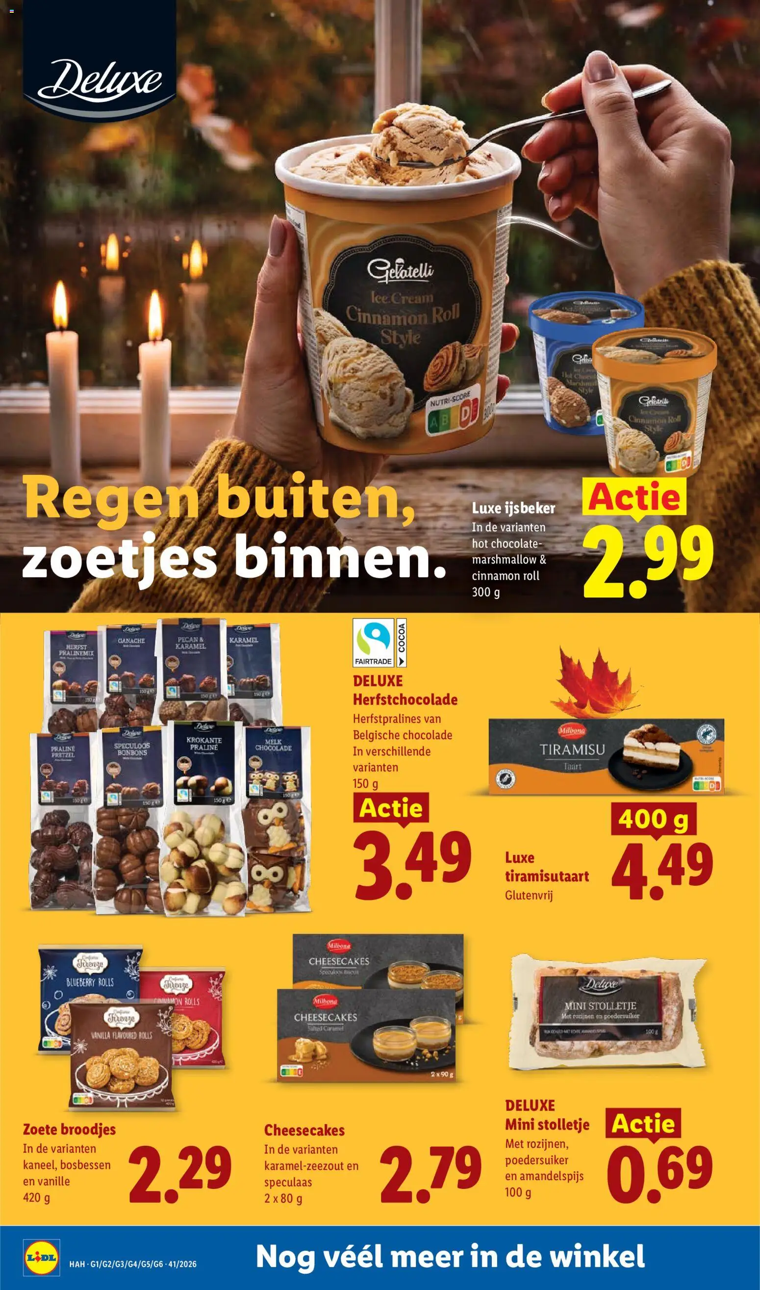 {H1} | Pagina: 24 | Producten: Zoete broodjes, Melk, Rozijnen, Poedersuiker