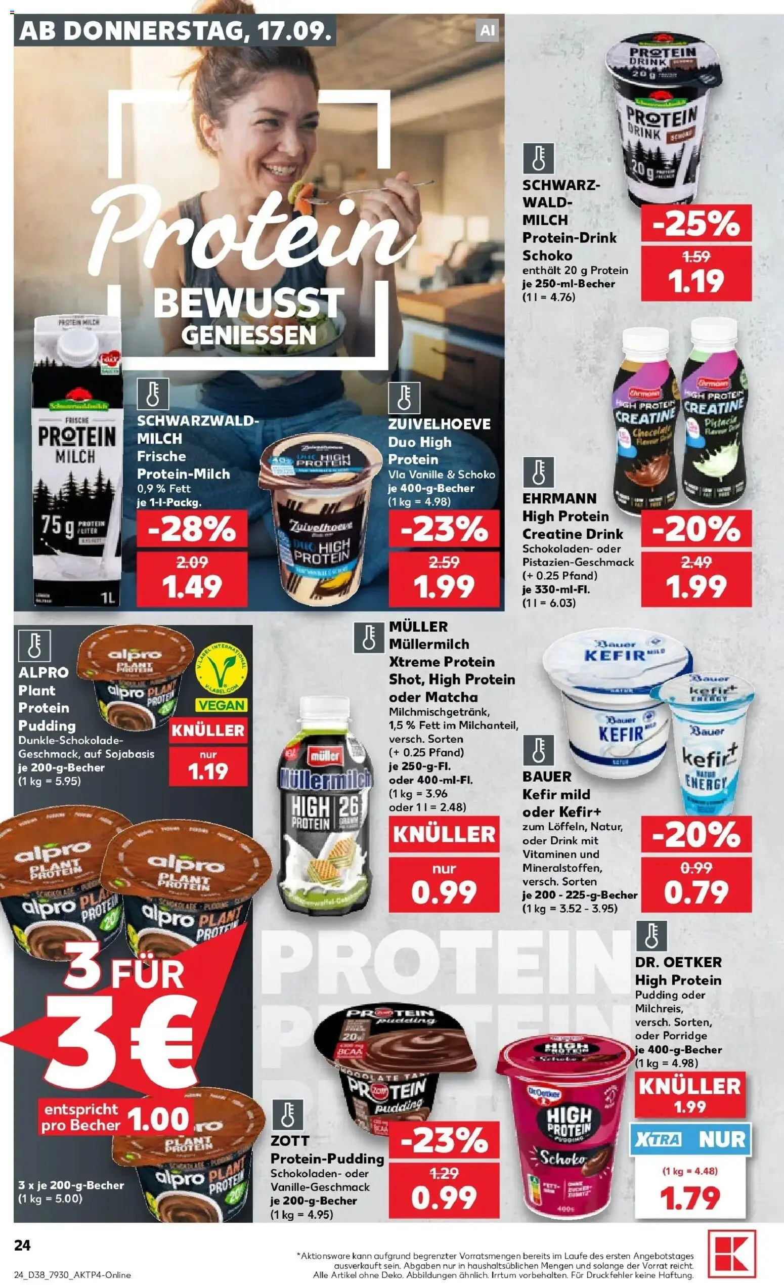 Prospekt Kaufland ab 14.09.2026 » Angebote Online zum Blättern | Seite: 36 | Produkte: Milch, Energy, Vanille, Alpro