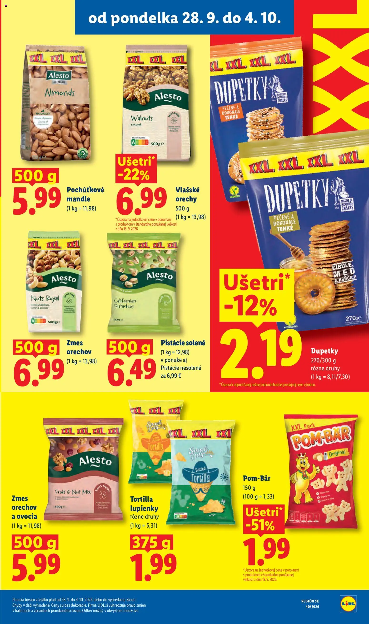 Nové Lidl akcie – leták je platný od 28.09.2026 | Strana: 33