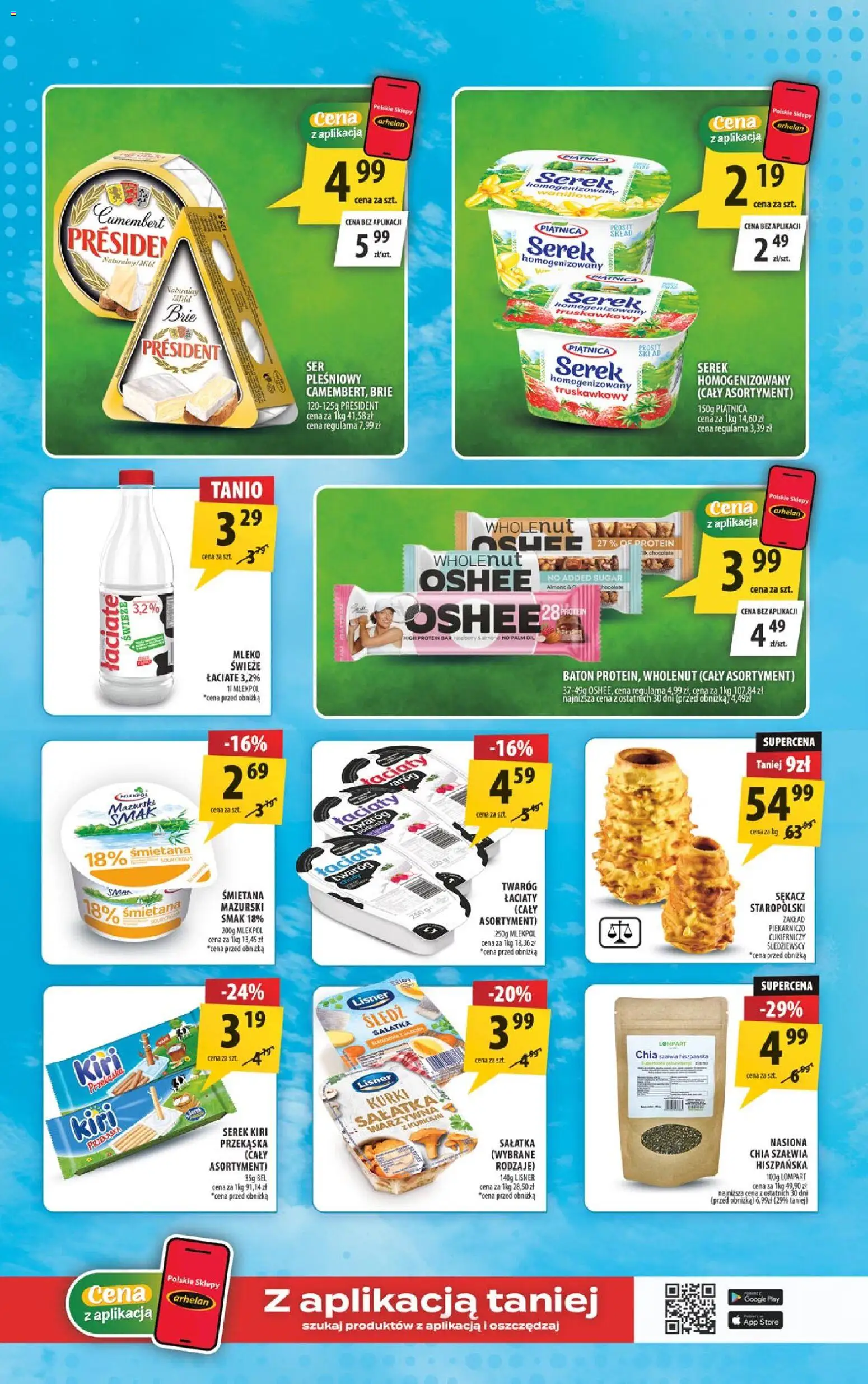 Arhelan gazetka od 25.09.2026 | Strona: 7 | Produkty: Piątnica, Oshee, Baton, Śmietana