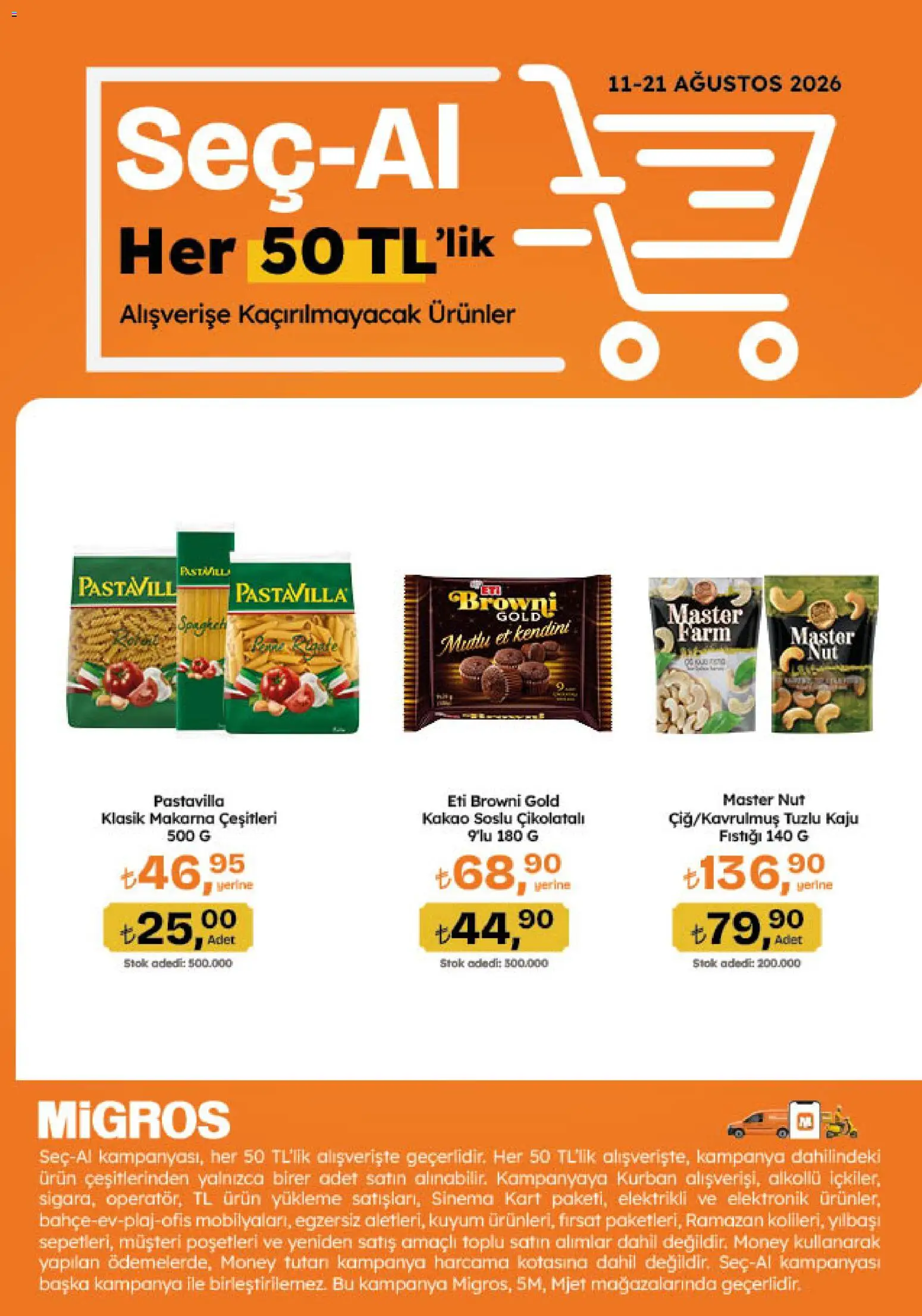 Migros Katalog - 5M Migroskop Dijital - 20 Ağustos 2026 tarihinden itibaren geçerlidir | Sayfa: 2 | Ürünler: Makarna, Et