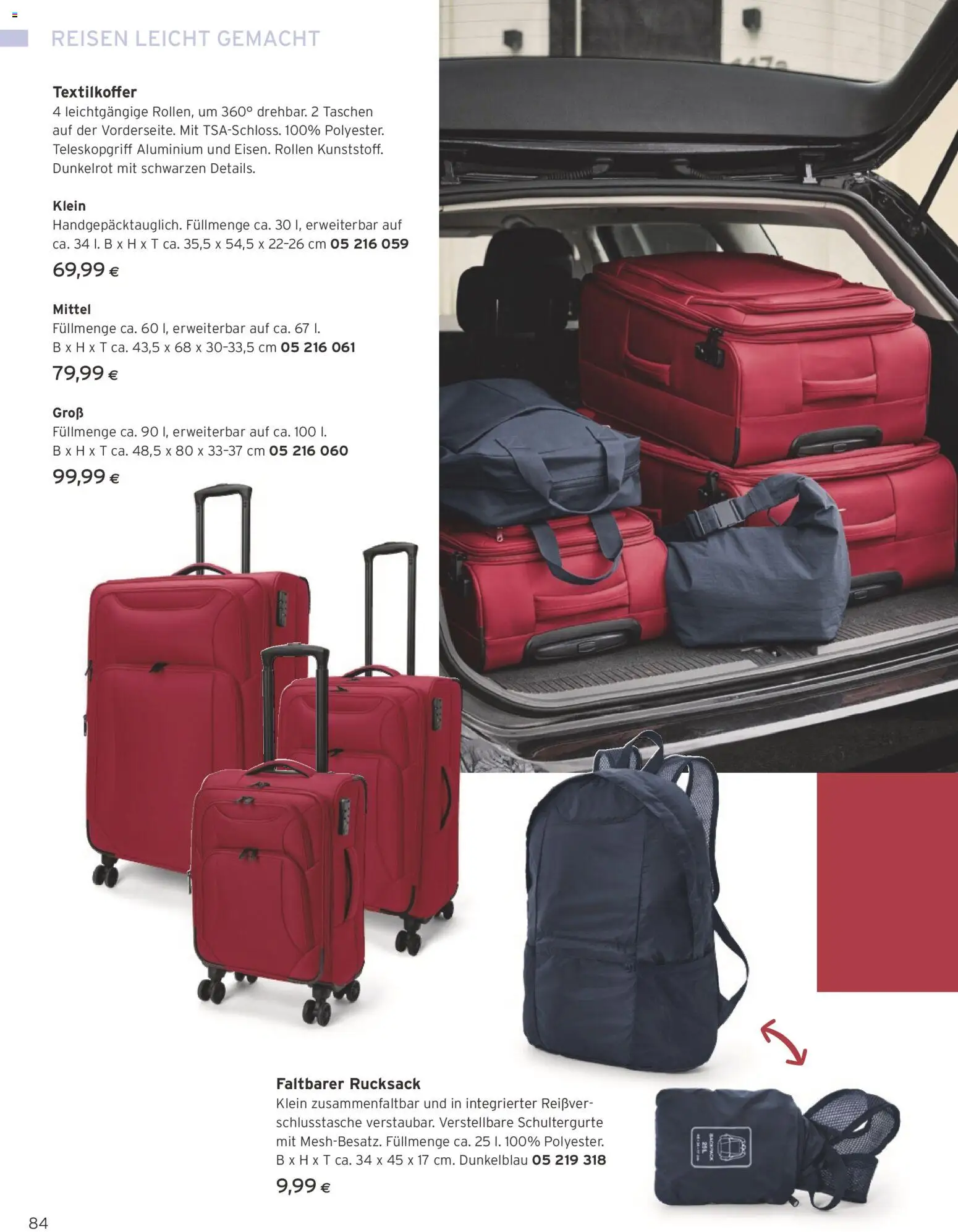 Tchibo Eduscho - Katalog Mai 2026 gültig ab 01.05.2026 | Seite: 84 | Produkte: Rucksack