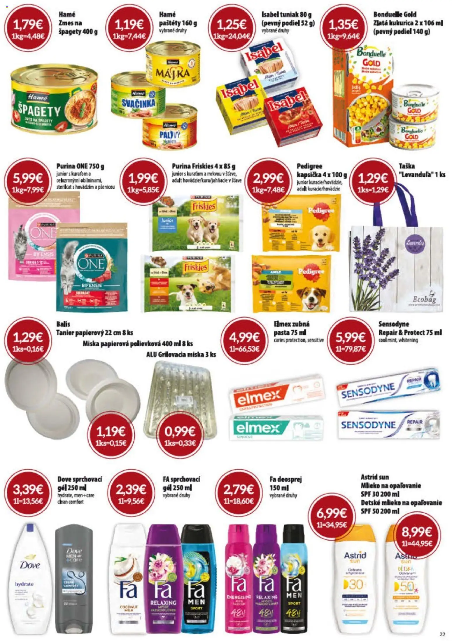 Nové KARMEN CBA akcie – leták je platný od 04.06.2026 | Strana: 22 | Produkty: Mlieko, Friskies, Kukurica, Taška
