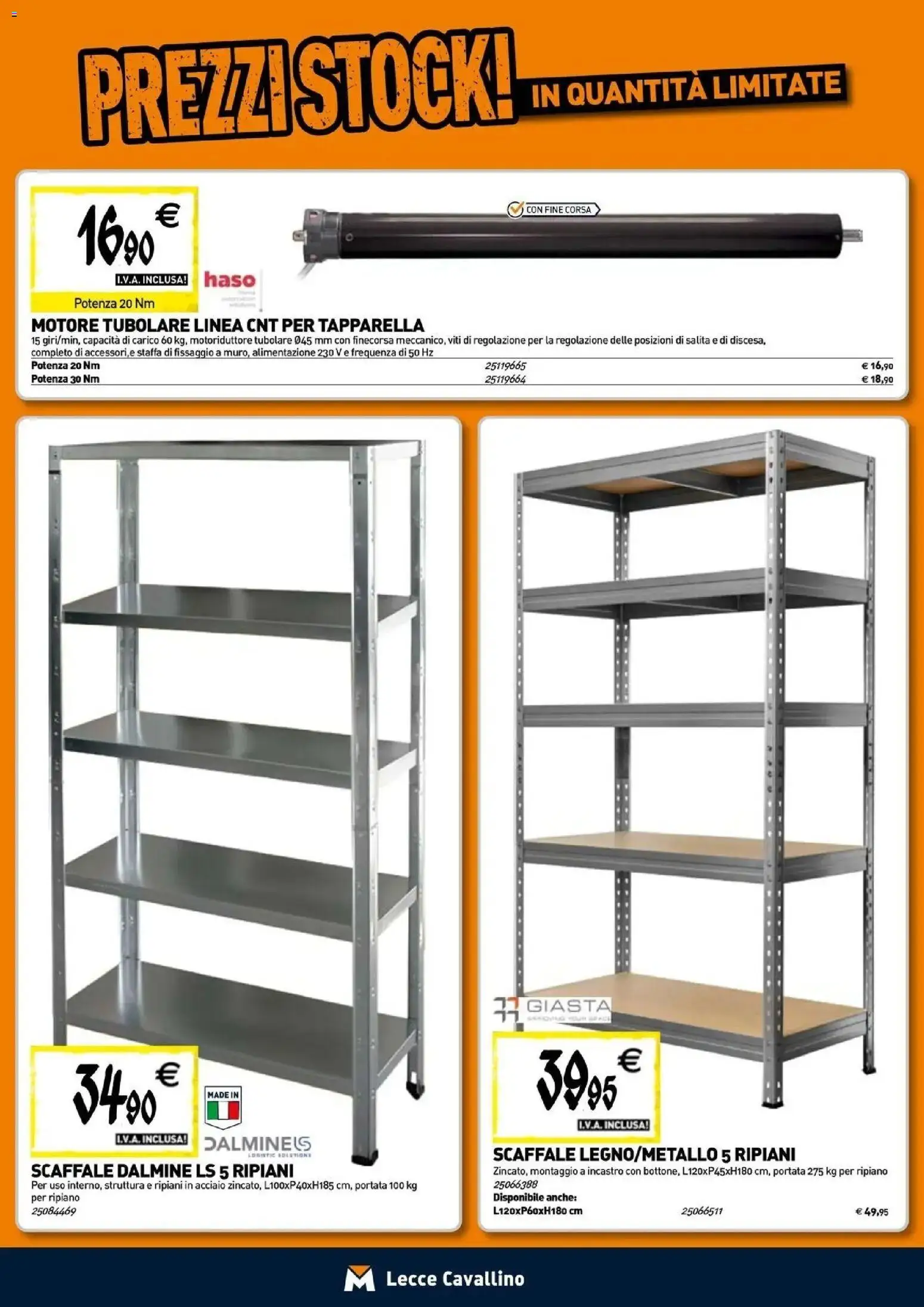 Nuovo TECNOMAT - Straordinari prezzi stock! dal 24/09/2026 > offerte anteprima 🛍️ | Pagina: 18 | Prodotti: Ripiano, Scaffale